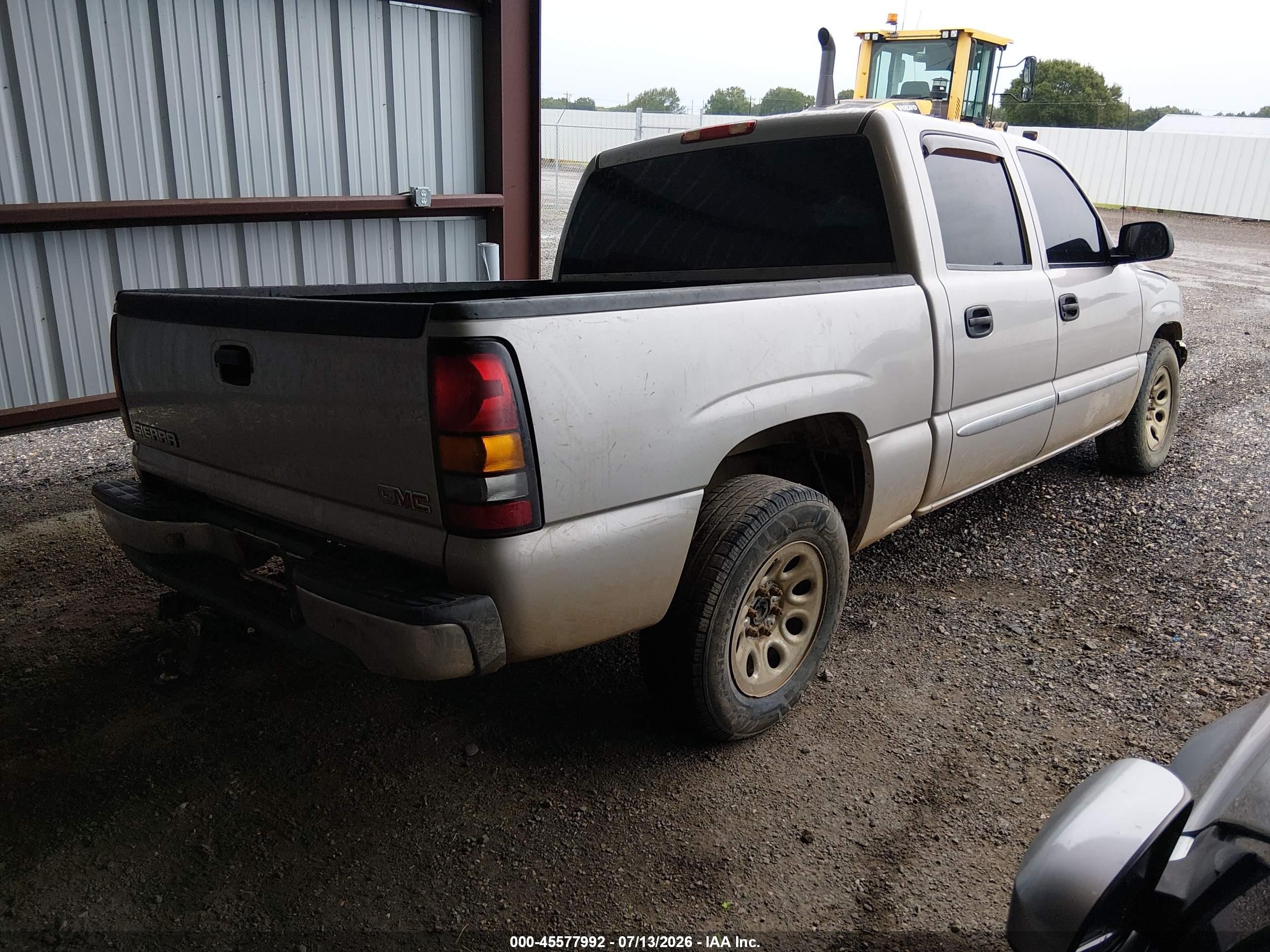 2007 Gmc Sierra 1500 Classic Sl Желто-коричневый vin: 2GTEC13V371117659