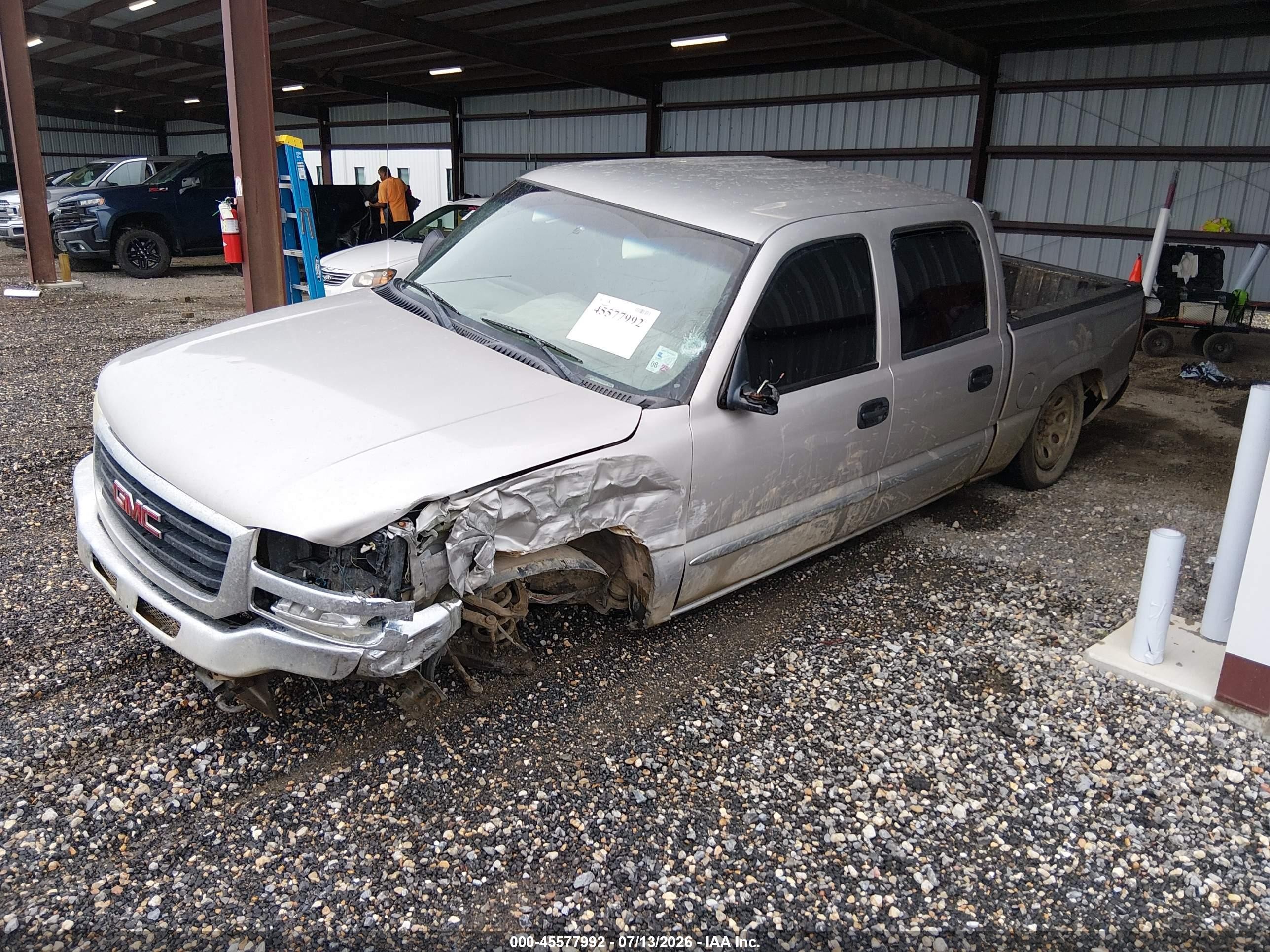 2007 Gmc Sierra 1500 Classic Sl Желто-коричневый vin: 2GTEC13V371117659