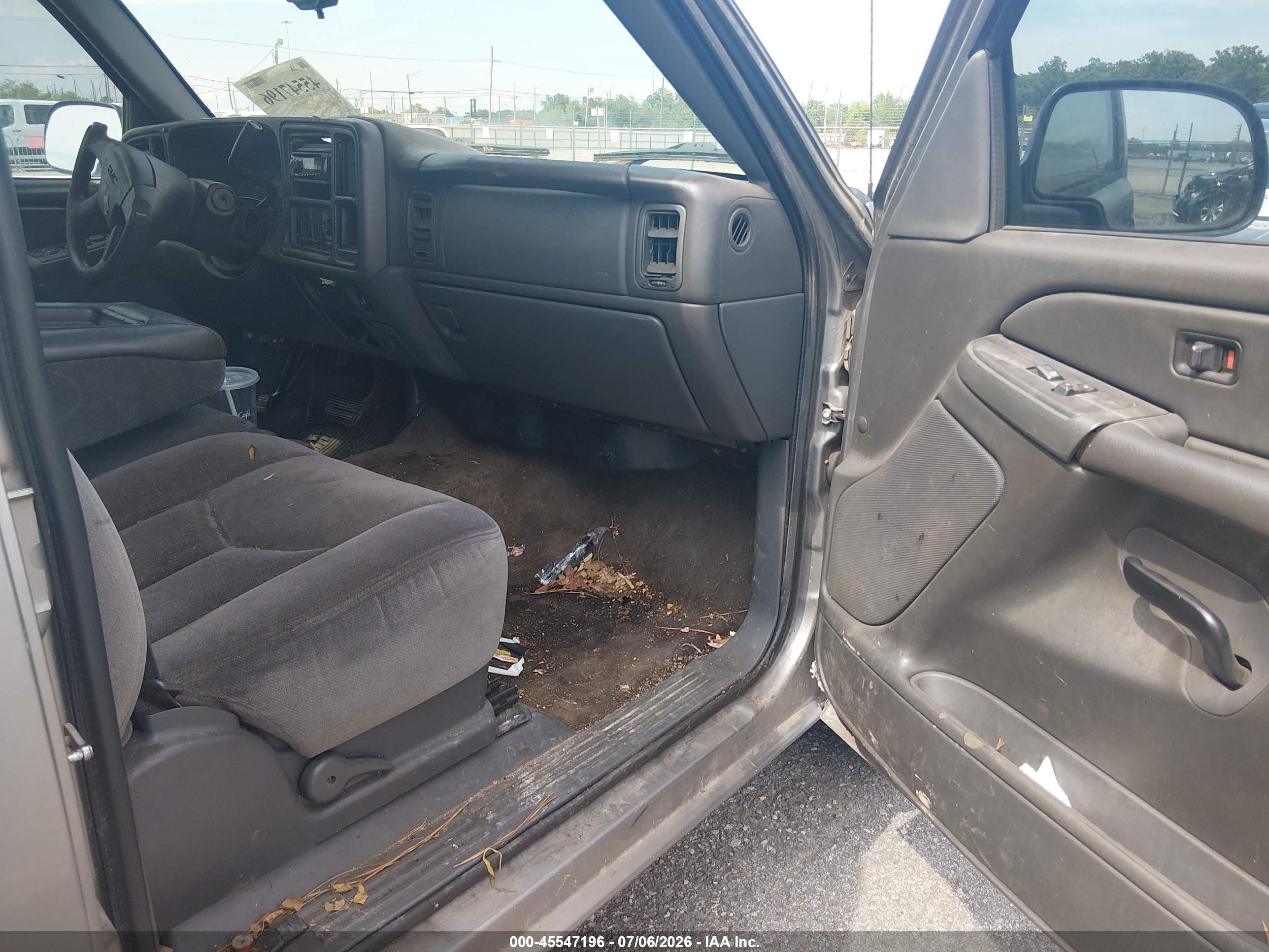 2007 Gmc Sierra 1500 Classic Sl Серый vin: 2GTEC13V471164618