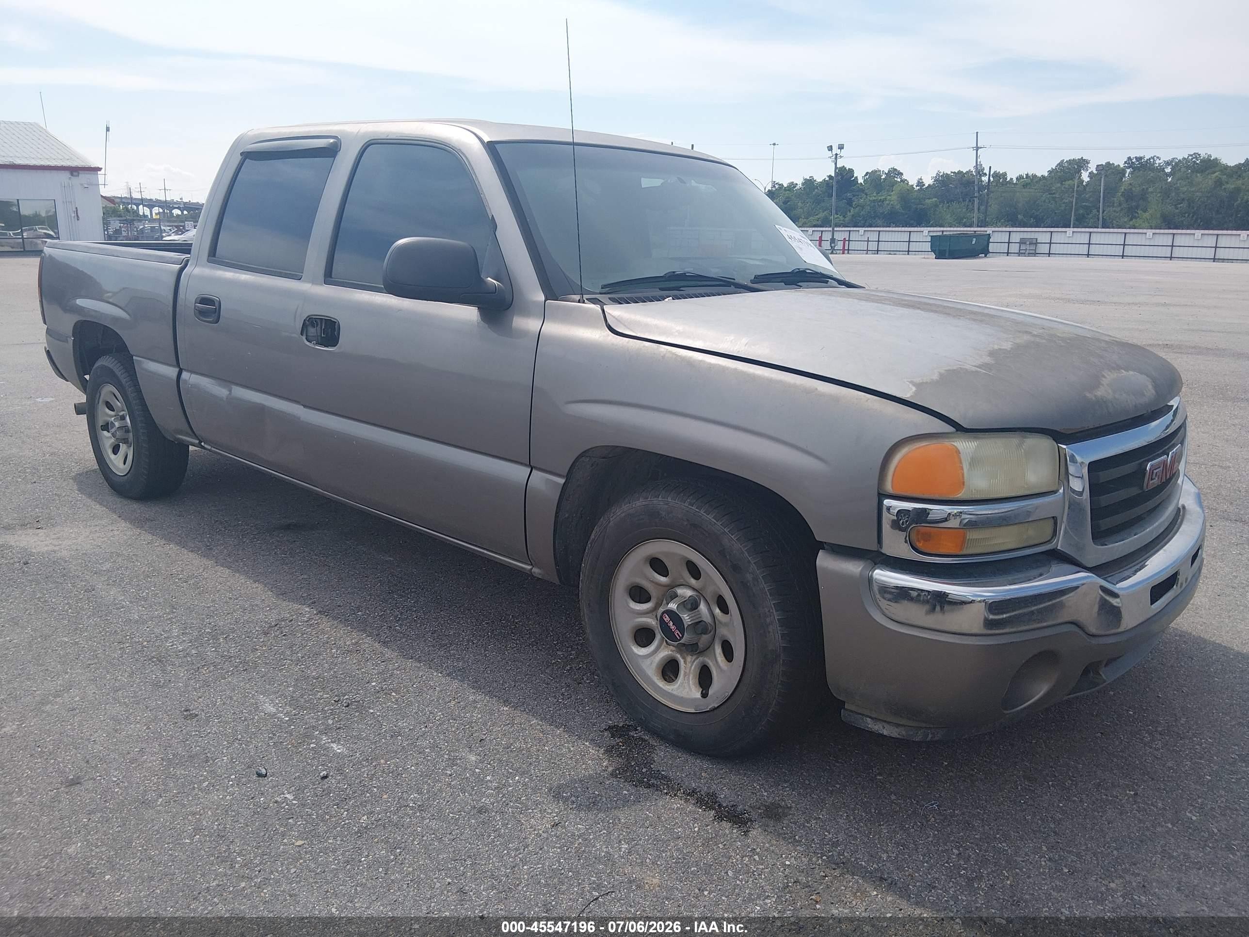 2007 Gmc Sierra 1500 Classic Sl Серый vin: 2GTEC13V471164618
