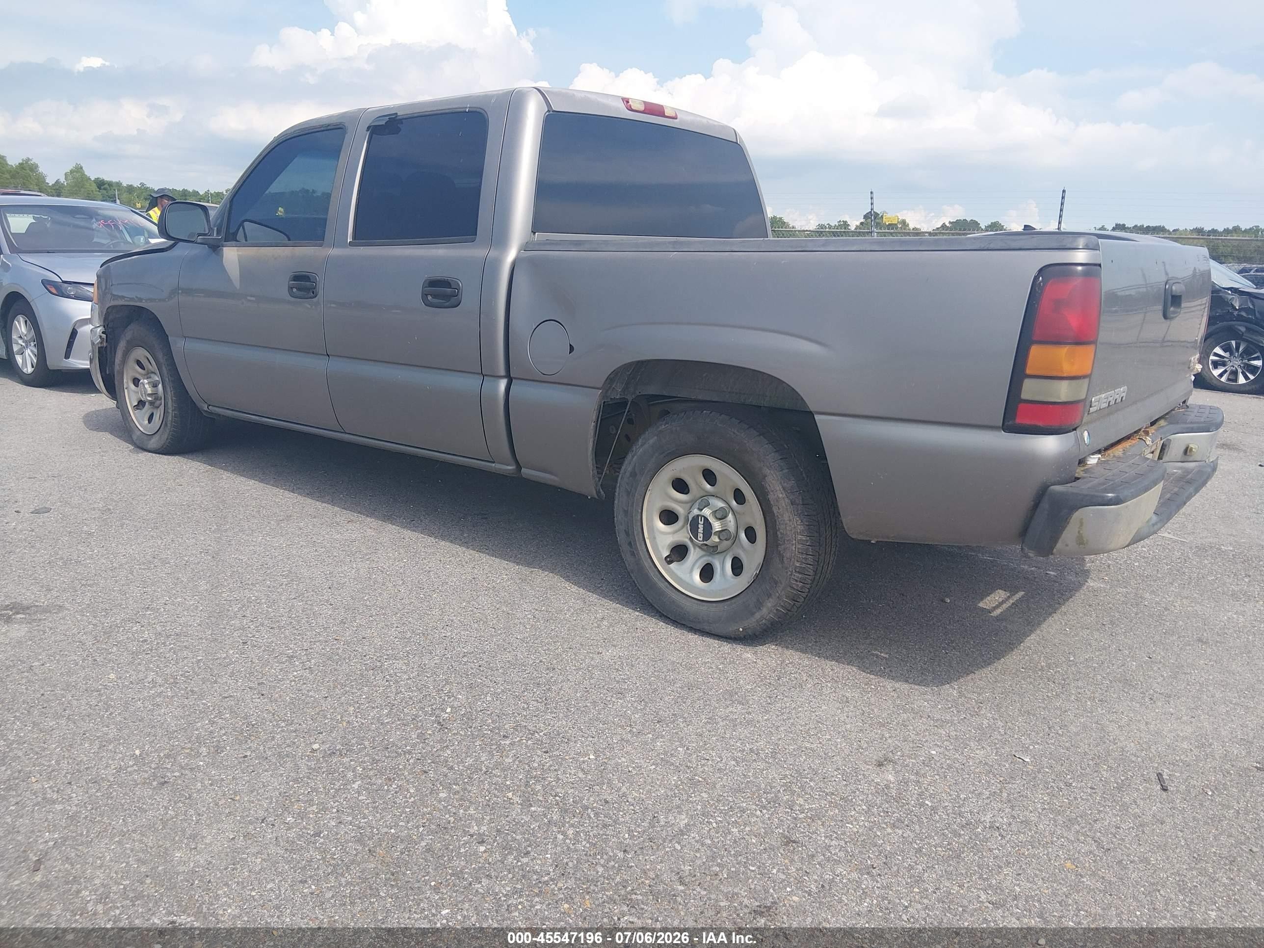 2007 Gmc Sierra 1500 Classic Sl Серый vin: 2GTEC13V471164618