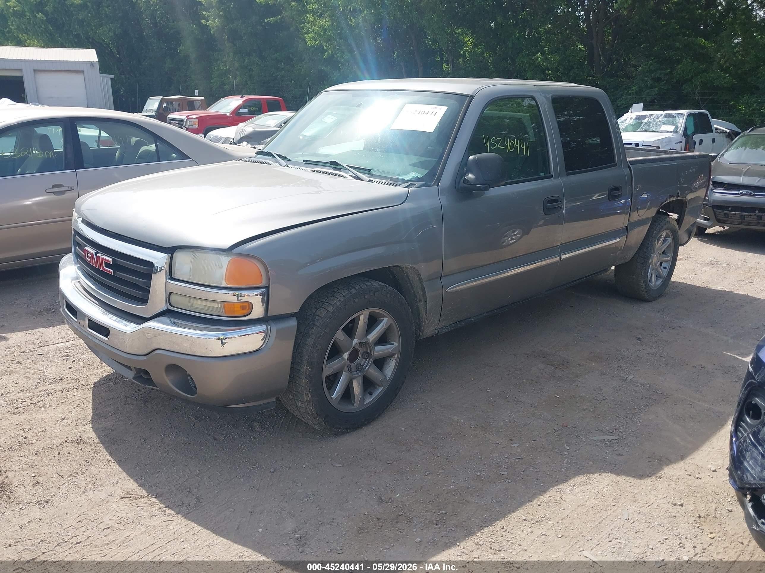 2006 Gmc Sierra 1500 Sl Gray vin: 2GTEC13V561324889