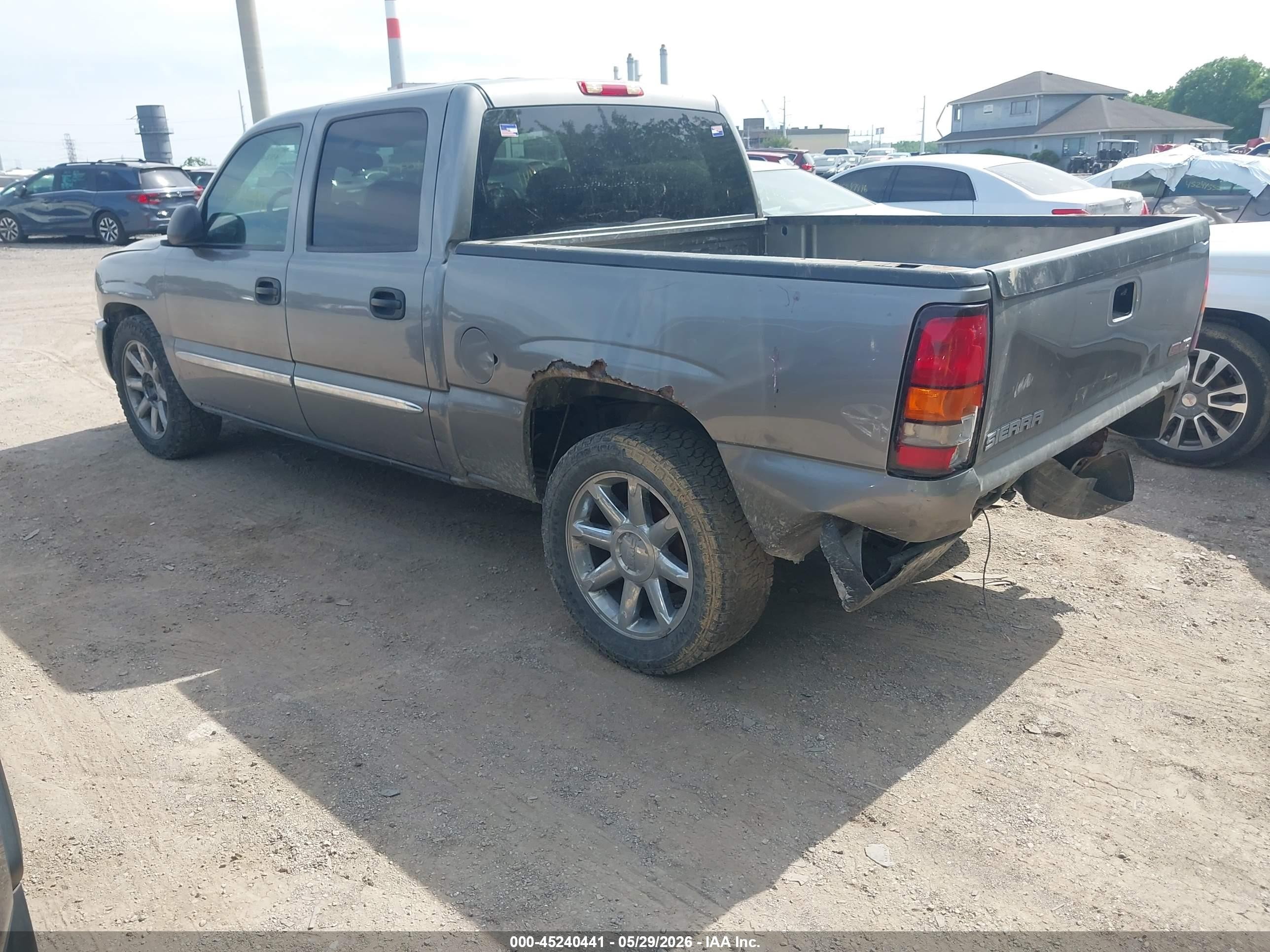 2006 Gmc Sierra 1500 Sl Gray vin: 2GTEC13V561324889