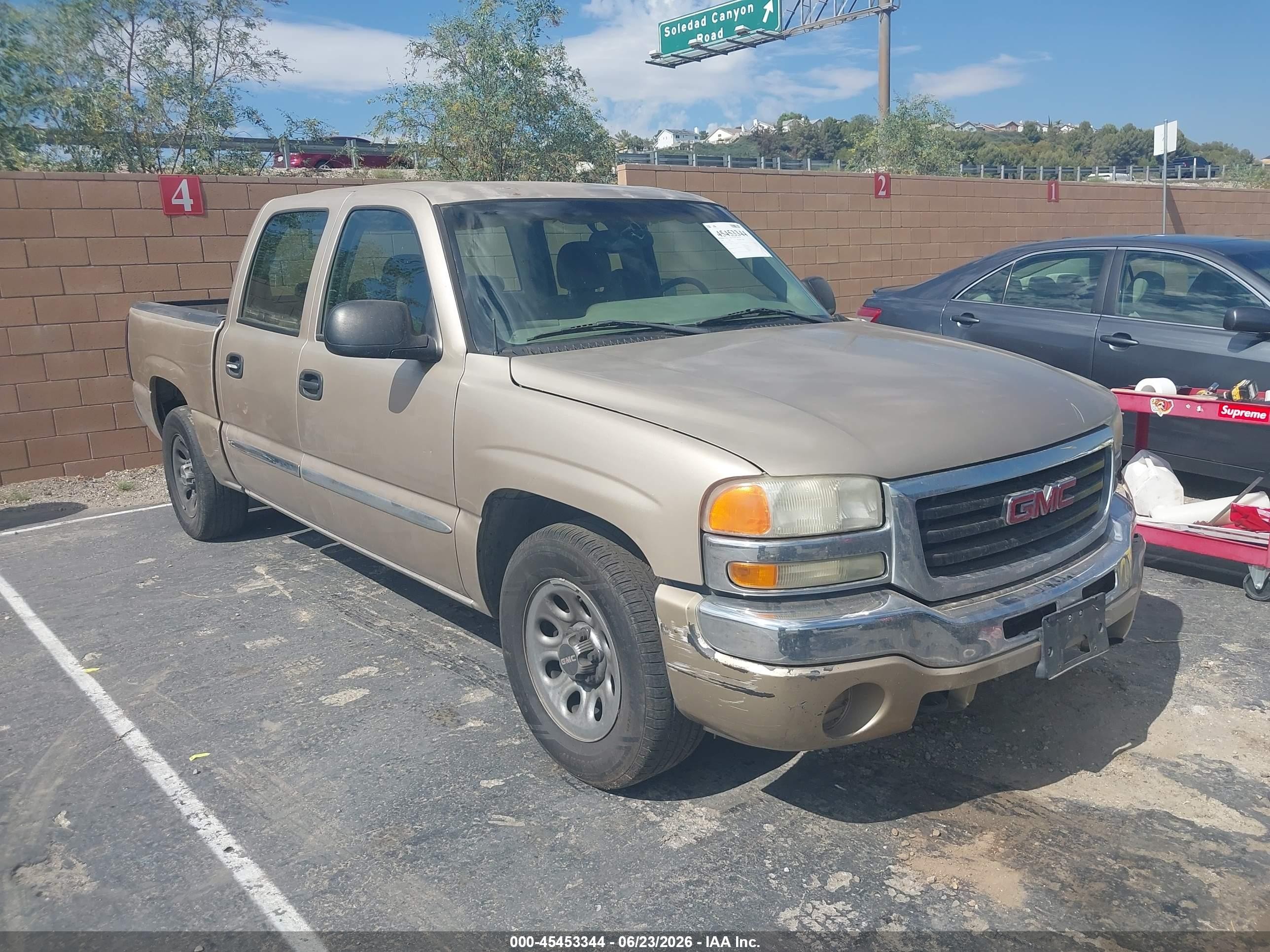2006 Gmc Sierra 1500 Sl Tan vin: 2GTEC13V661323394