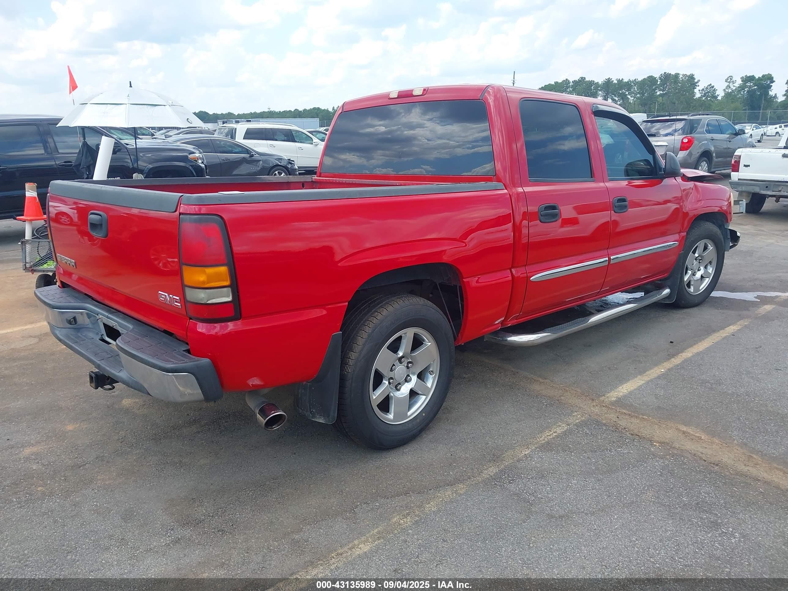 2007 Gmc Sierra 1500 Classic Sl Red vin: 2GTEC13V671161512
