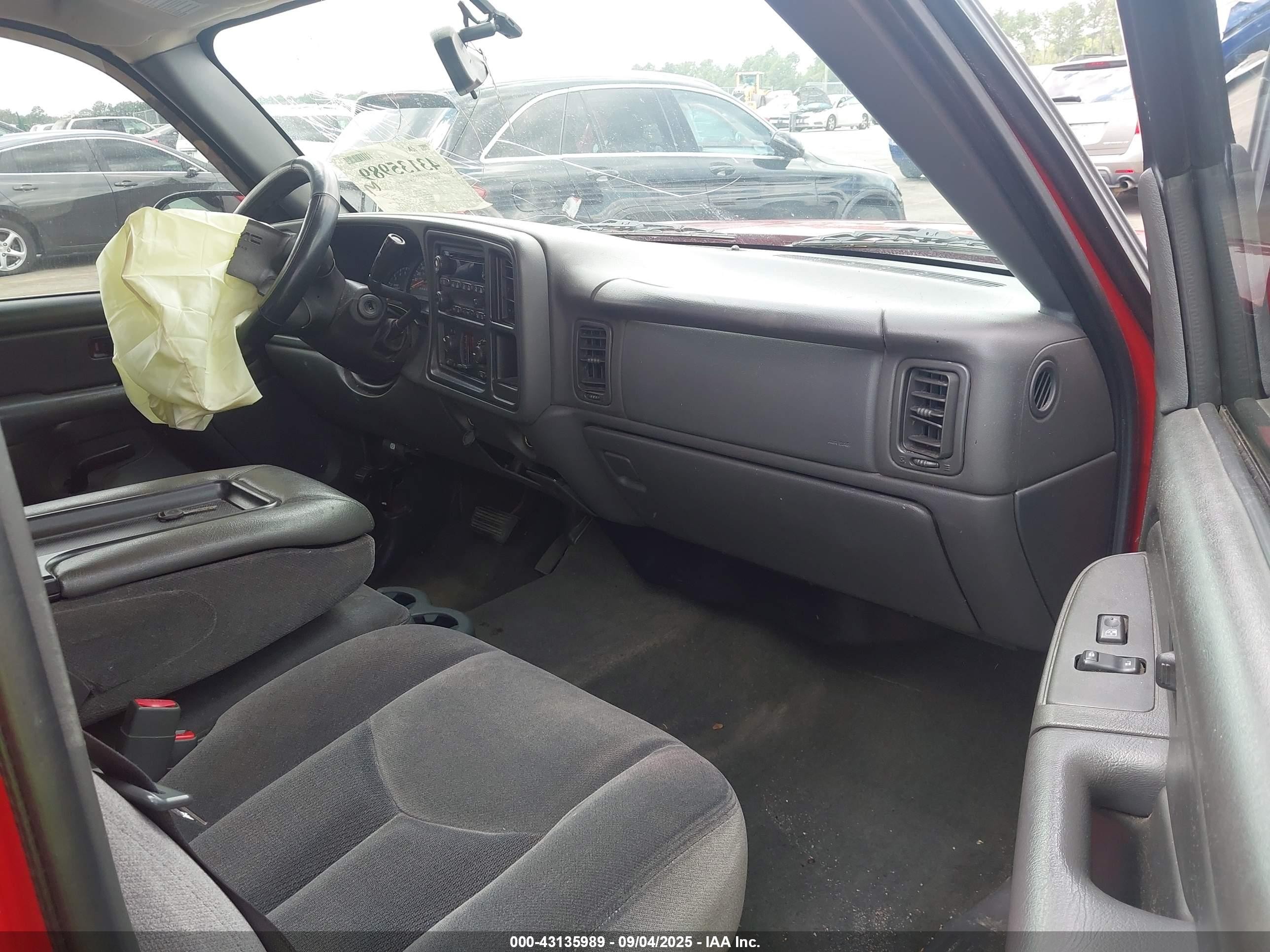 2007 Gmc Sierra 1500 Classic Sl Red vin: 2GTEC13V671161512
