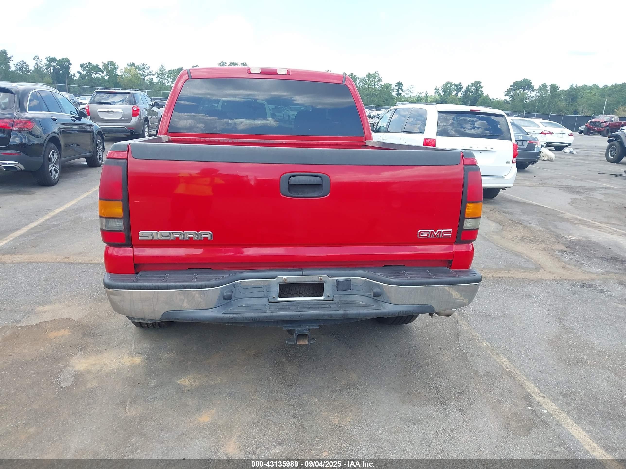 2007 Gmc Sierra 1500 Classic Sl Red vin: 2GTEC13V671161512