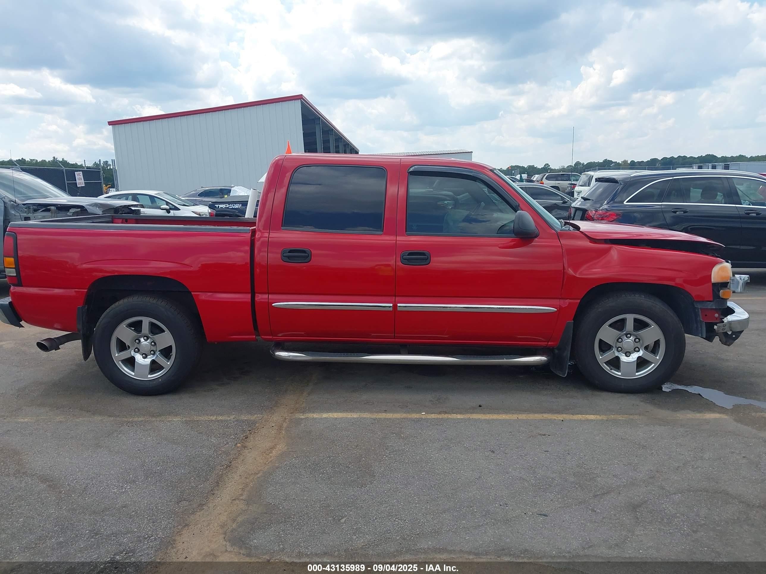 2007 Gmc Sierra 1500 Classic Sl Red vin: 2GTEC13V671161512