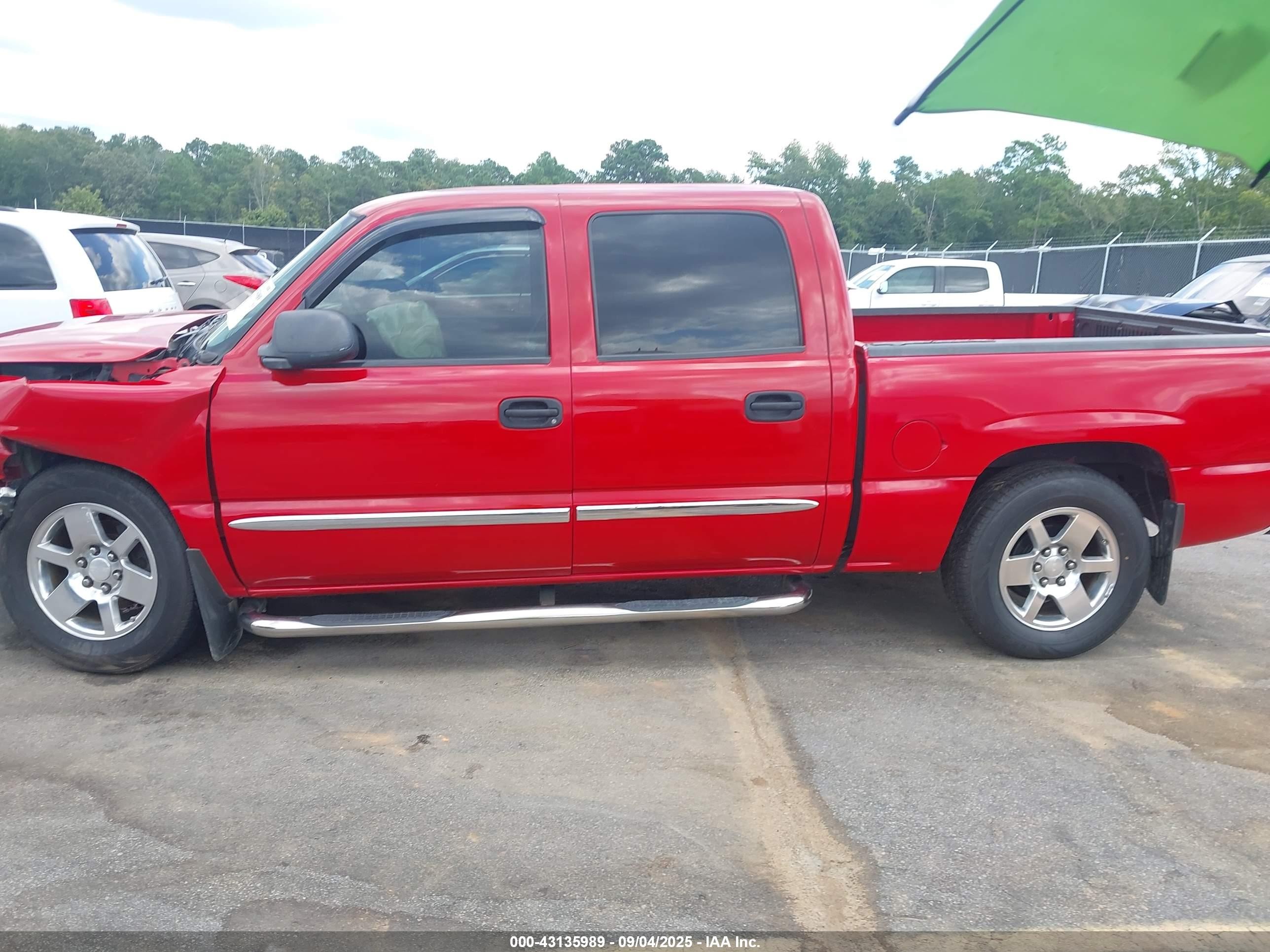 2007 Gmc Sierra 1500 Classic Sl Red vin: 2GTEC13V671161512