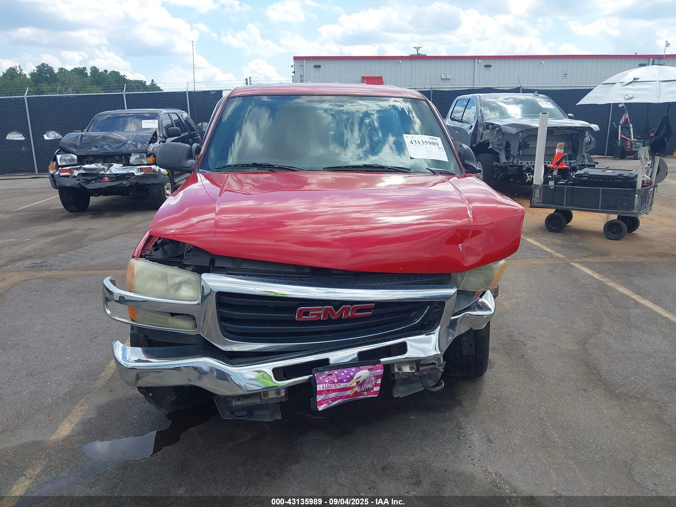 2007 Gmc Sierra 1500 Classic Sl Red vin: 2GTEC13V671161512