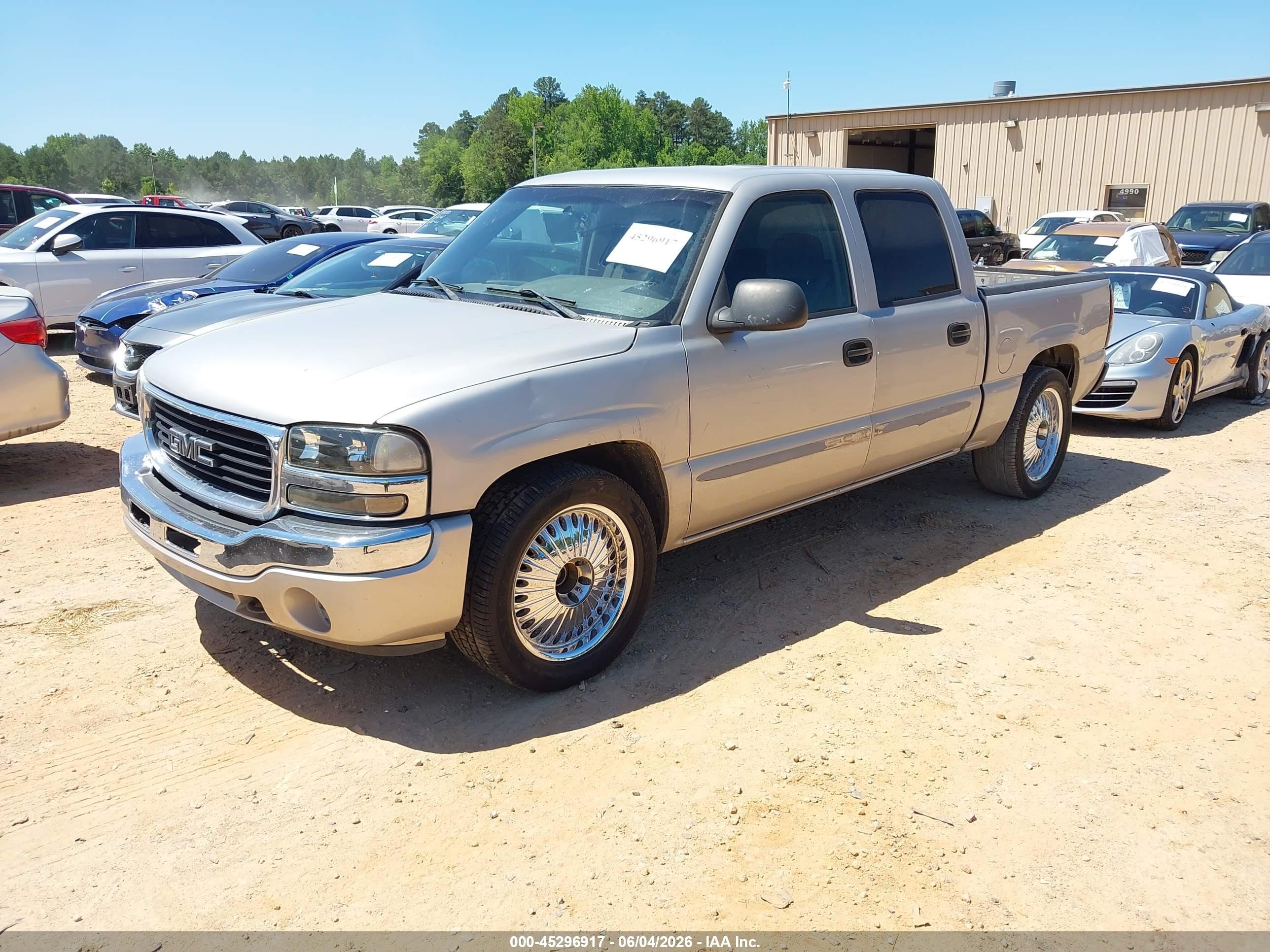 2007 Gmc Sierra 1500 Classic Sl Silver vin: 2GTEC13V871150074