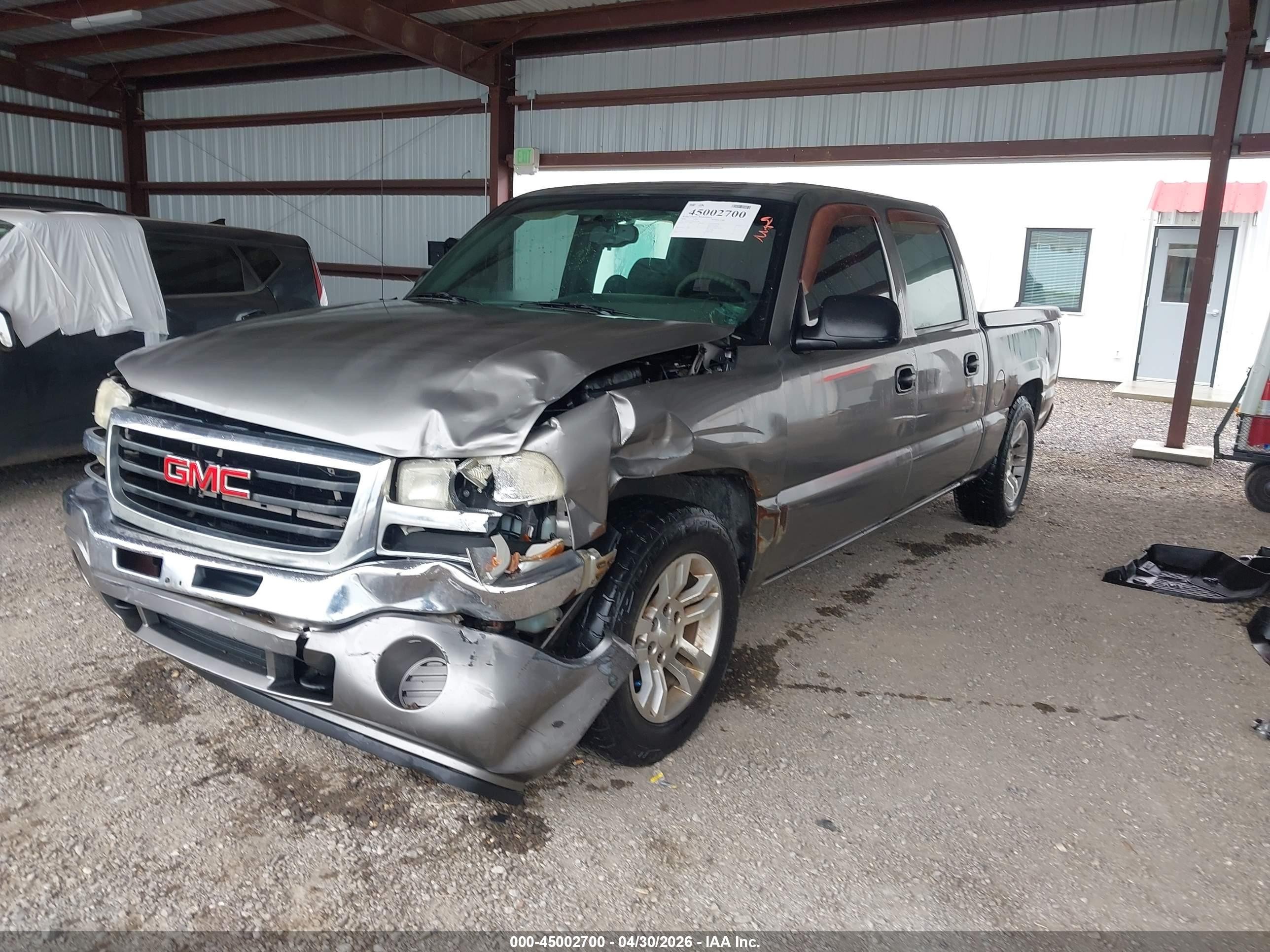 2006 Gmc Sierra 1500 Sl Gray vin: 2GTEC13V961352596