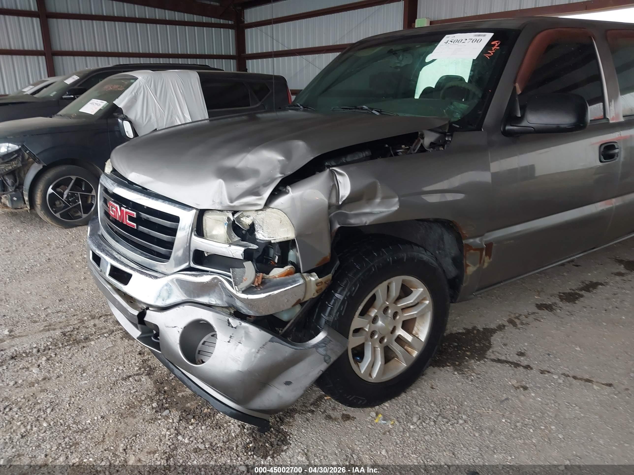 2006 Gmc Sierra 1500 Sl Gray vin: 2GTEC13V961352596