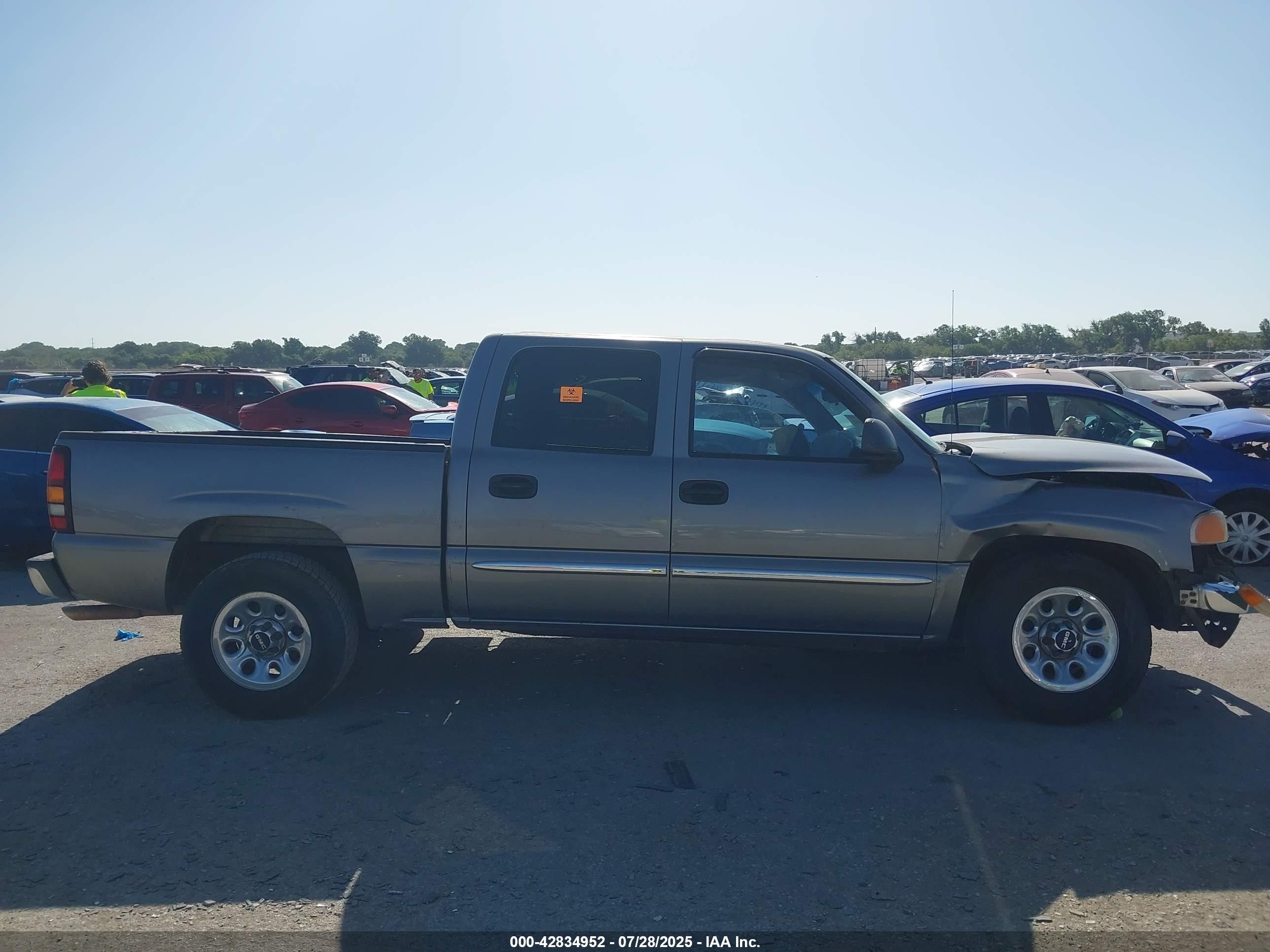 2007 Gmc Sierra 1500 Classic Sl Gray vin: 2GTEC13VX71178717