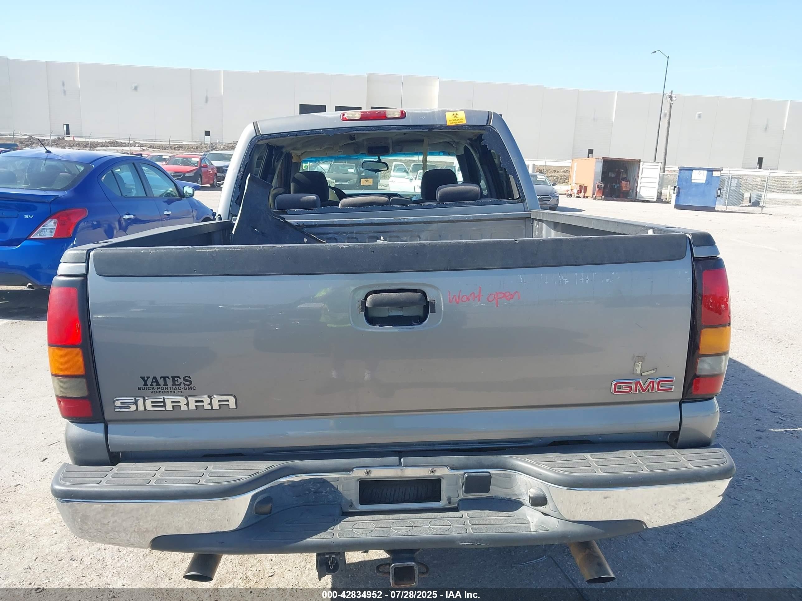 2007 Gmc Sierra 1500 Classic Sl Gray vin: 2GTEC13VX71178717