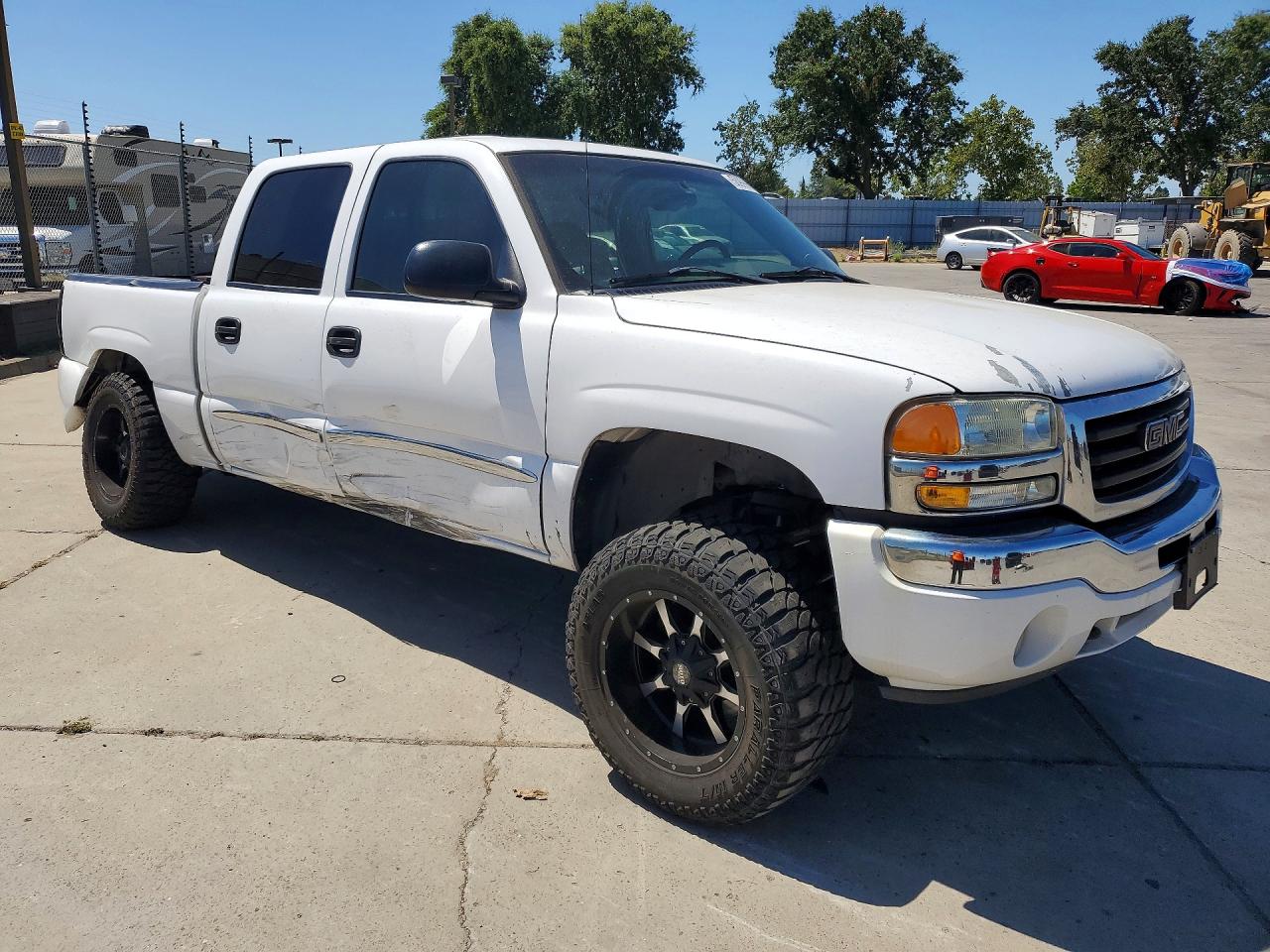 2006 Gmc New Sierra C1500 White vin: 2GTEC13Z061314824