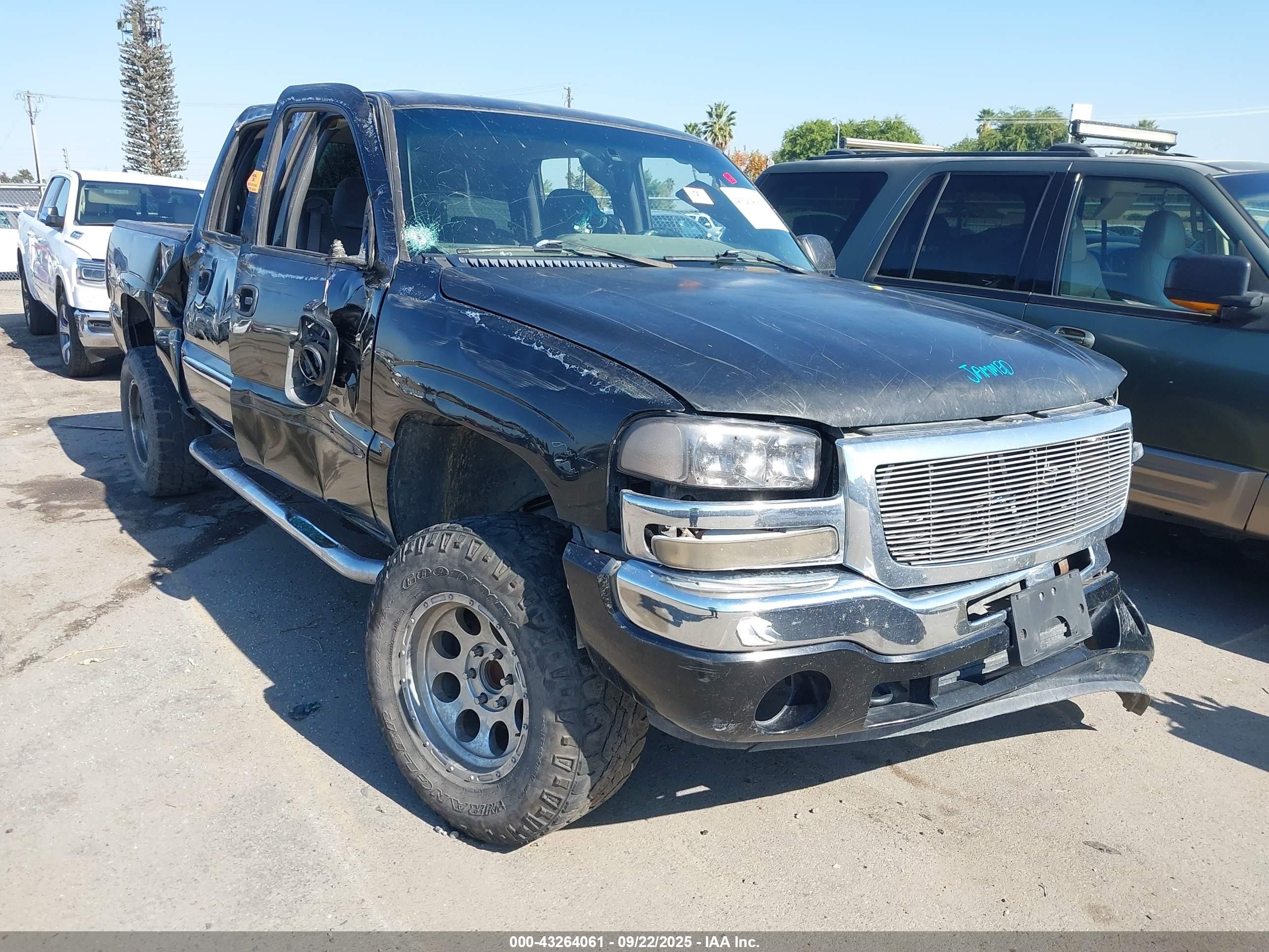 2007 Gmc Sierra 1500 Classic Sle1 Black vin: 2GTEC13Z171122197