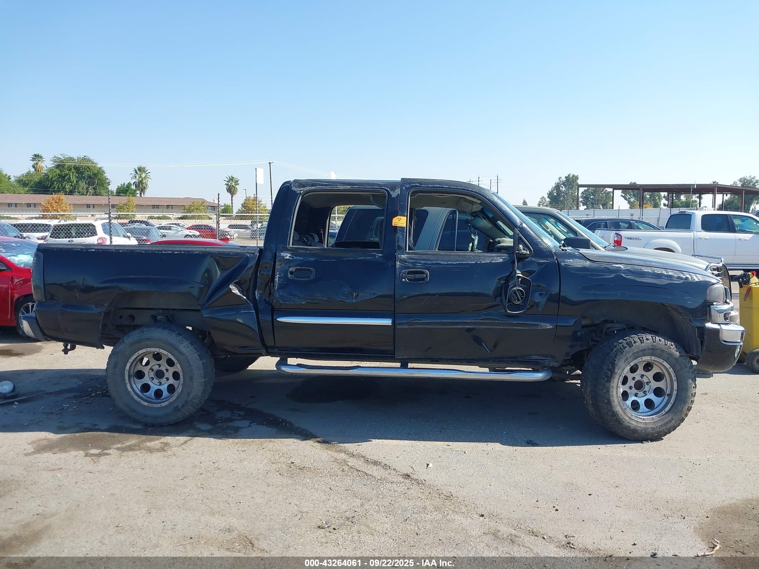 2007 Gmc Sierra 1500 Classic Sle1 Black vin: 2GTEC13Z171122197