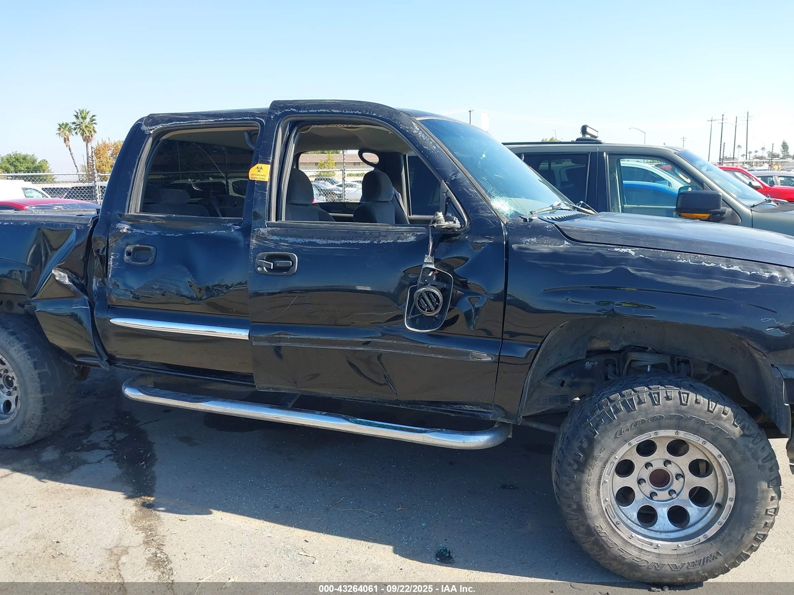 2007 Gmc Sierra 1500 Classic Sle1 Black vin: 2GTEC13Z171122197