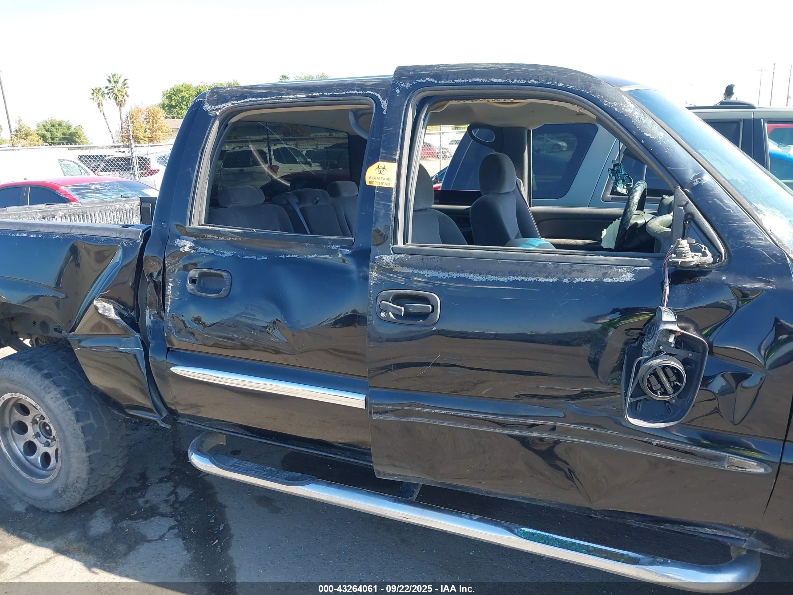 2007 Gmc Sierra 1500 Classic Sle1 Black vin: 2GTEC13Z171122197