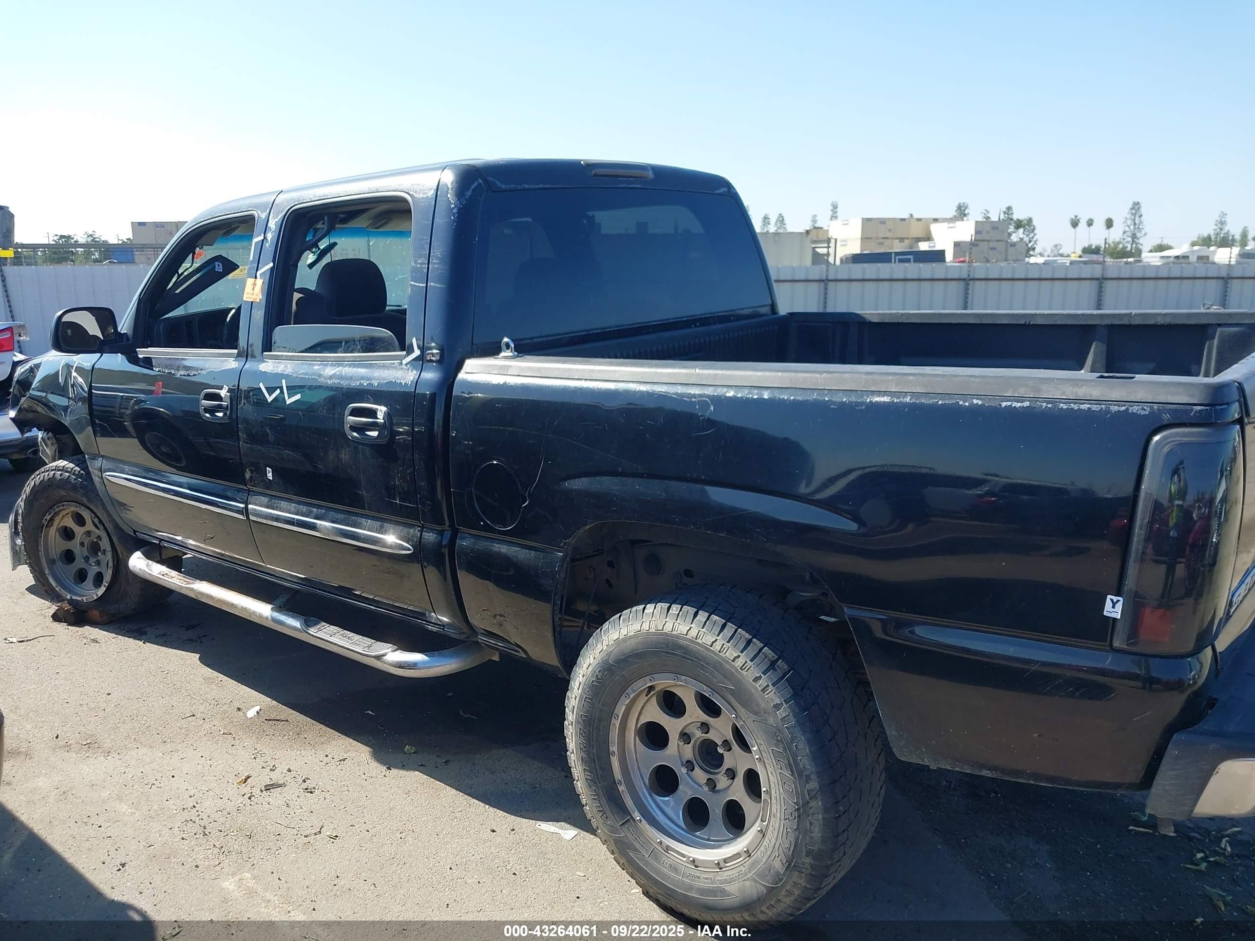 2007 Gmc Sierra 1500 Classic Sle1 Black vin: 2GTEC13Z171122197