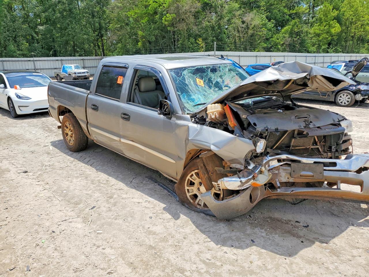 2007 Gmc New Sierra C1500 Gray vin: 2GTEC13Z571105953