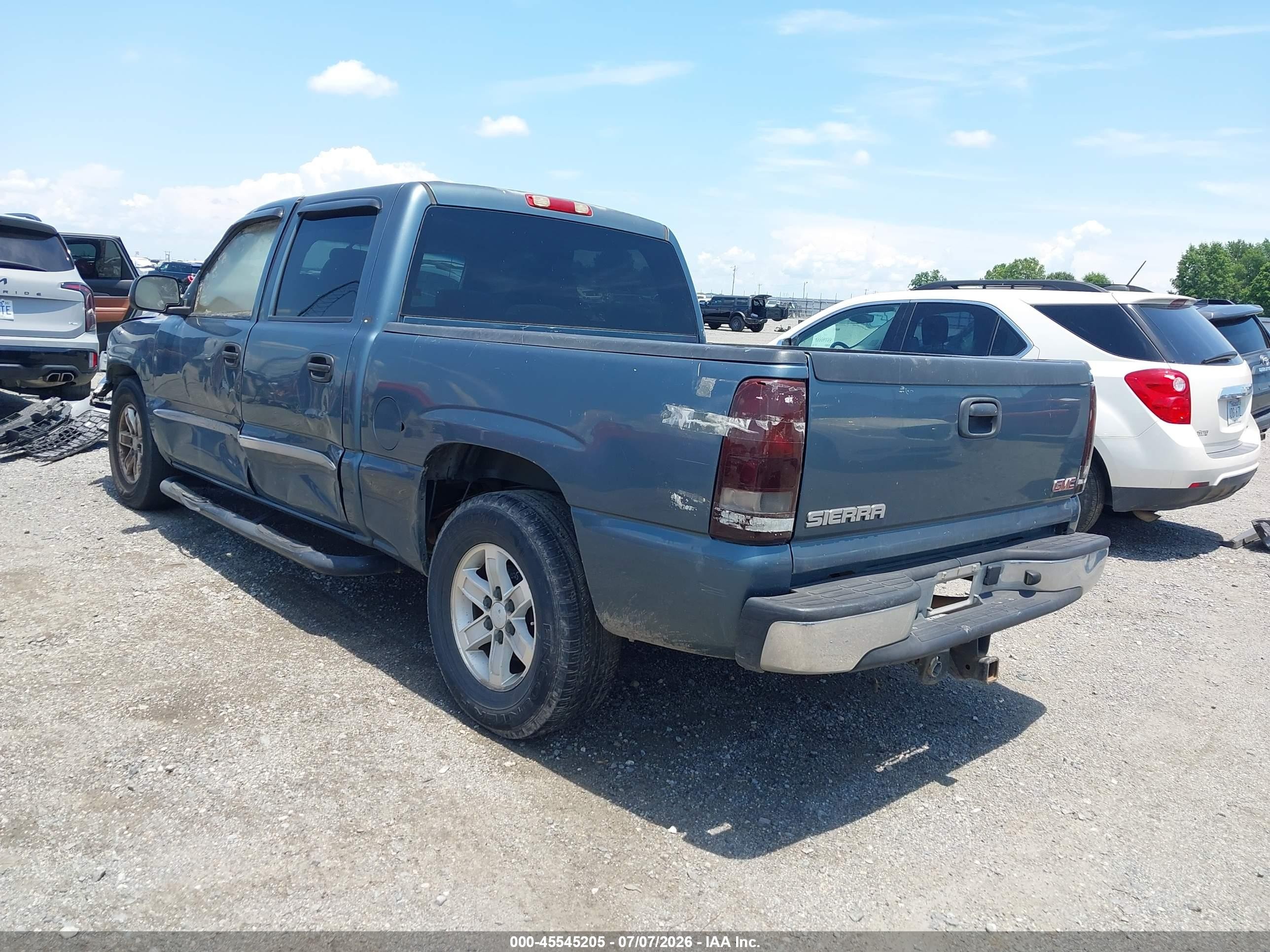 2006 Gmc Sierra 1500 Sle1 Green vin: 2GTEC13Z861318829
