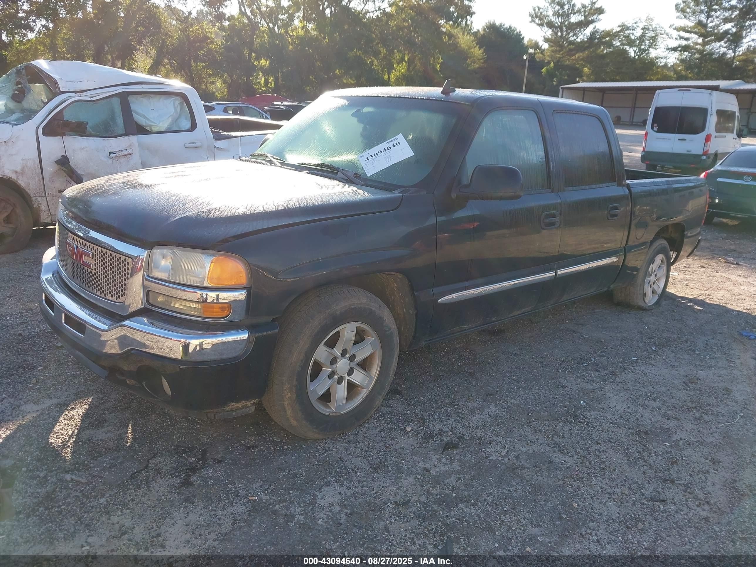 2007 Gmc Sierra 1500 Classic Slt Black vin: 2GTEC13Z871106563