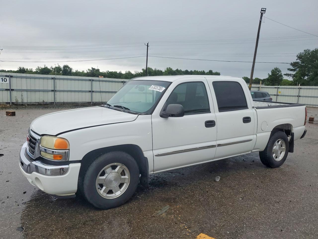 2006 Gmc New Sierra C1500 White vin: 2GTEC13ZX61263011