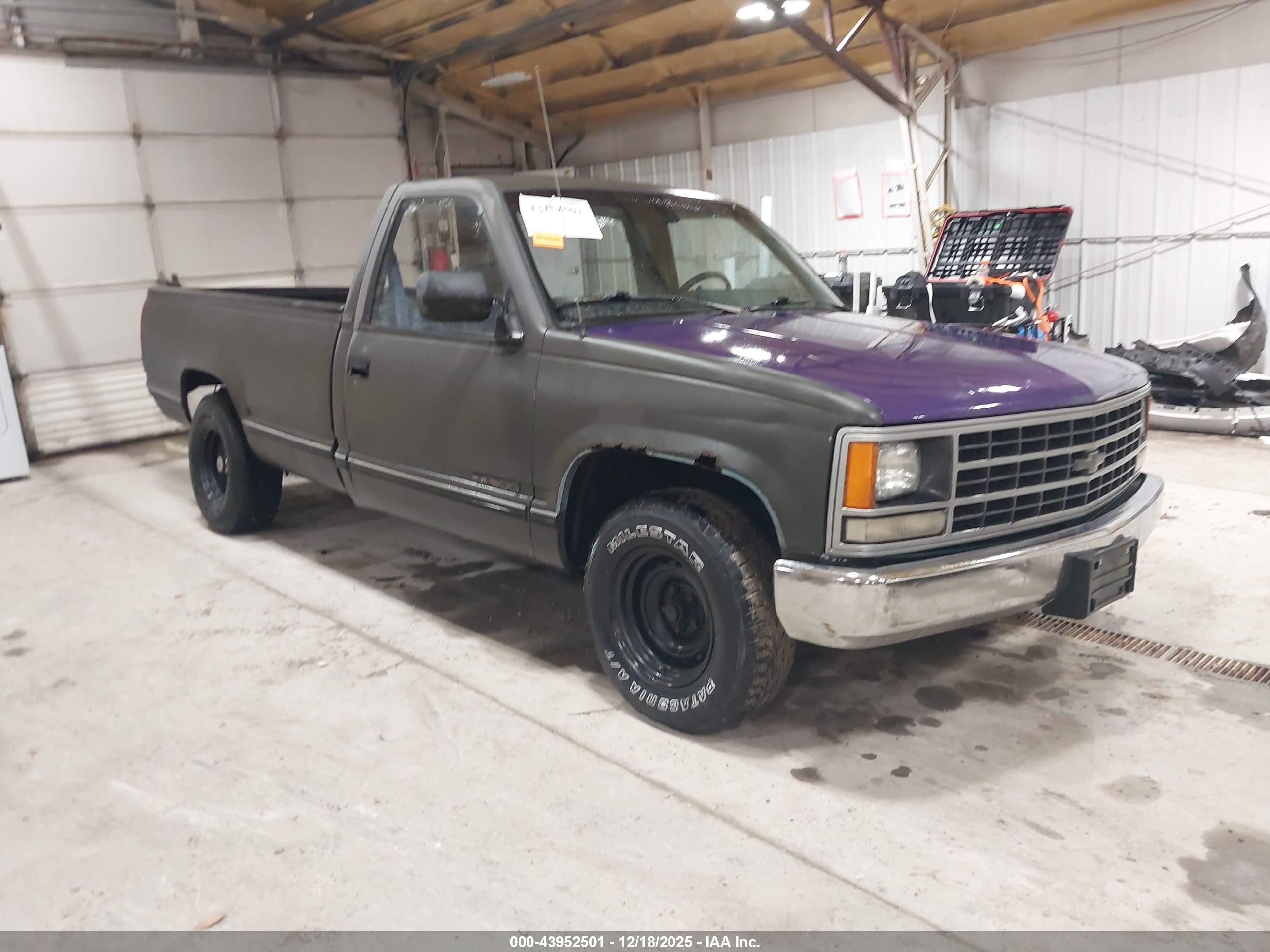 1989 Gmc Sierra C1500 Gray vin: 2GTEC14Z1K1555011