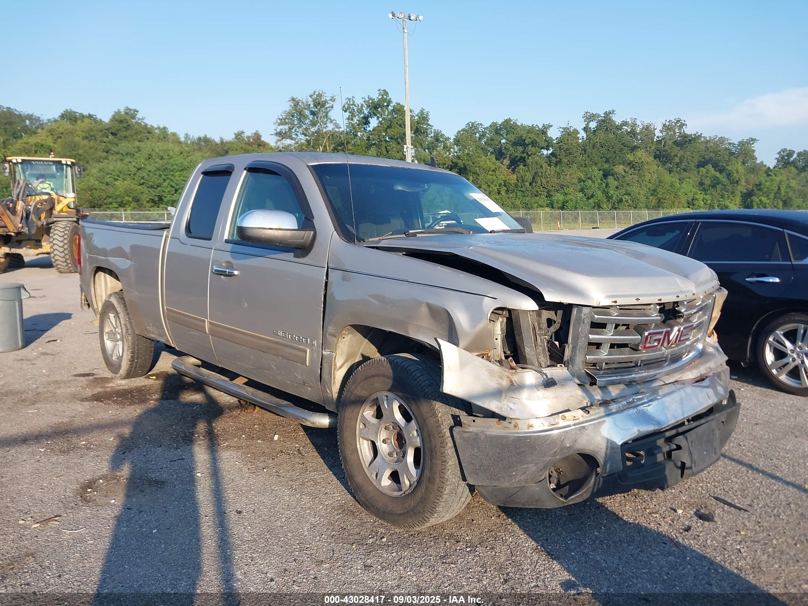 2007 Gmc Sierra 1500 Sle1 Silver vin: 2GTEC19C071712684