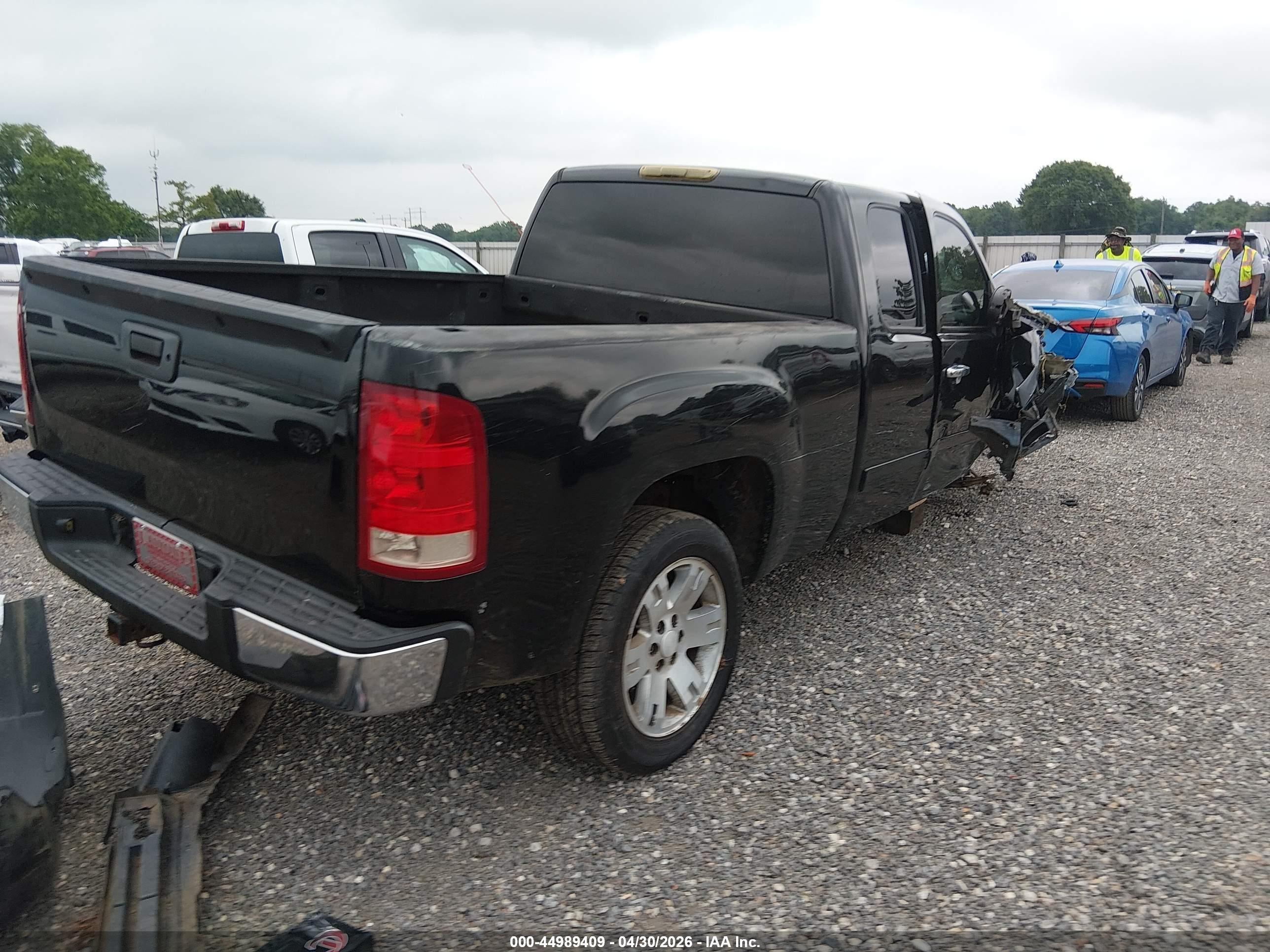 2008 Gmc Sierra 1500 Sle1 Черный vin: 2GTEC19C681310704