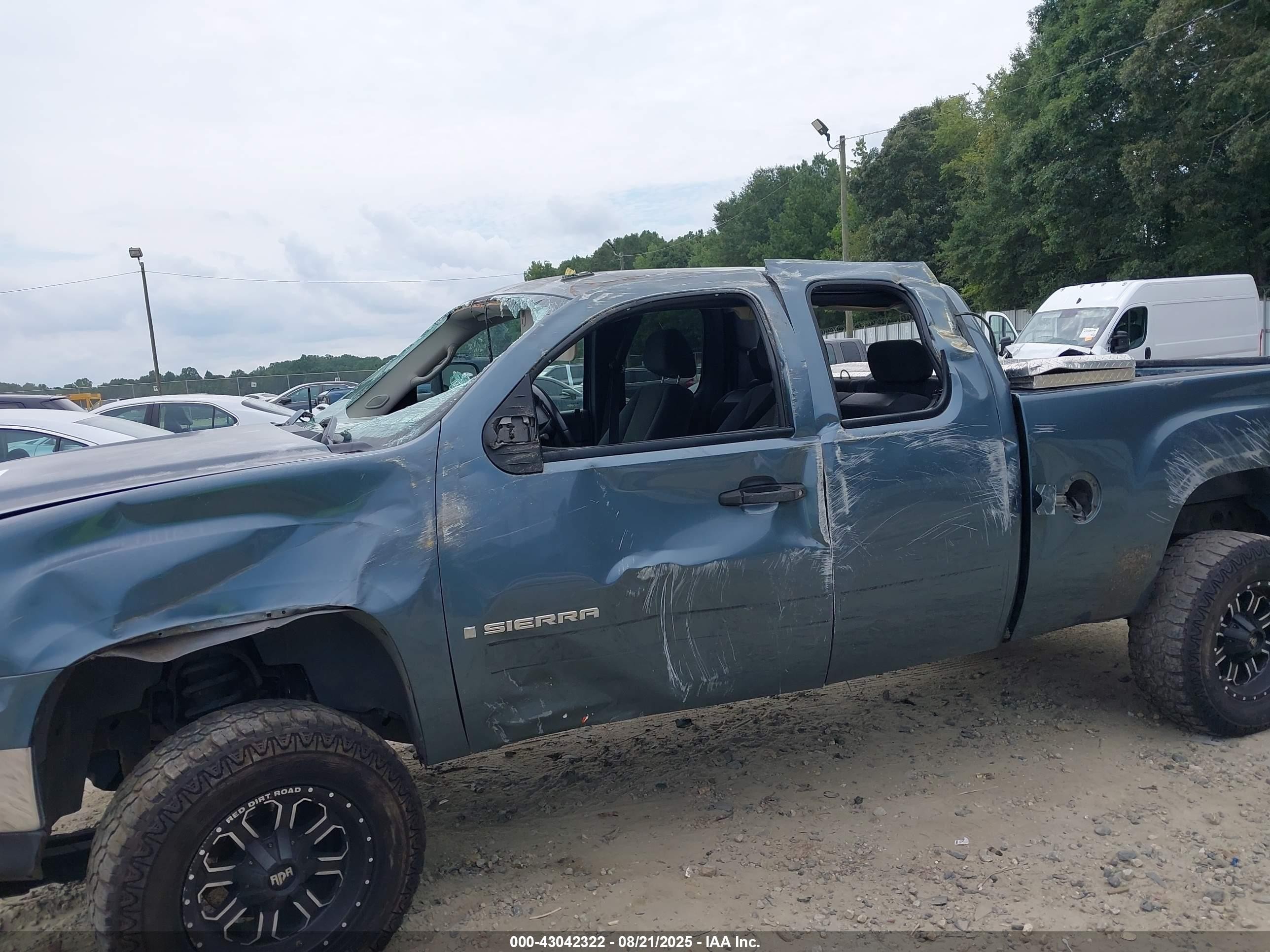 2007 Gmc Sierra 1500 Sle1 Navy vin: 2GTEC19C771591068