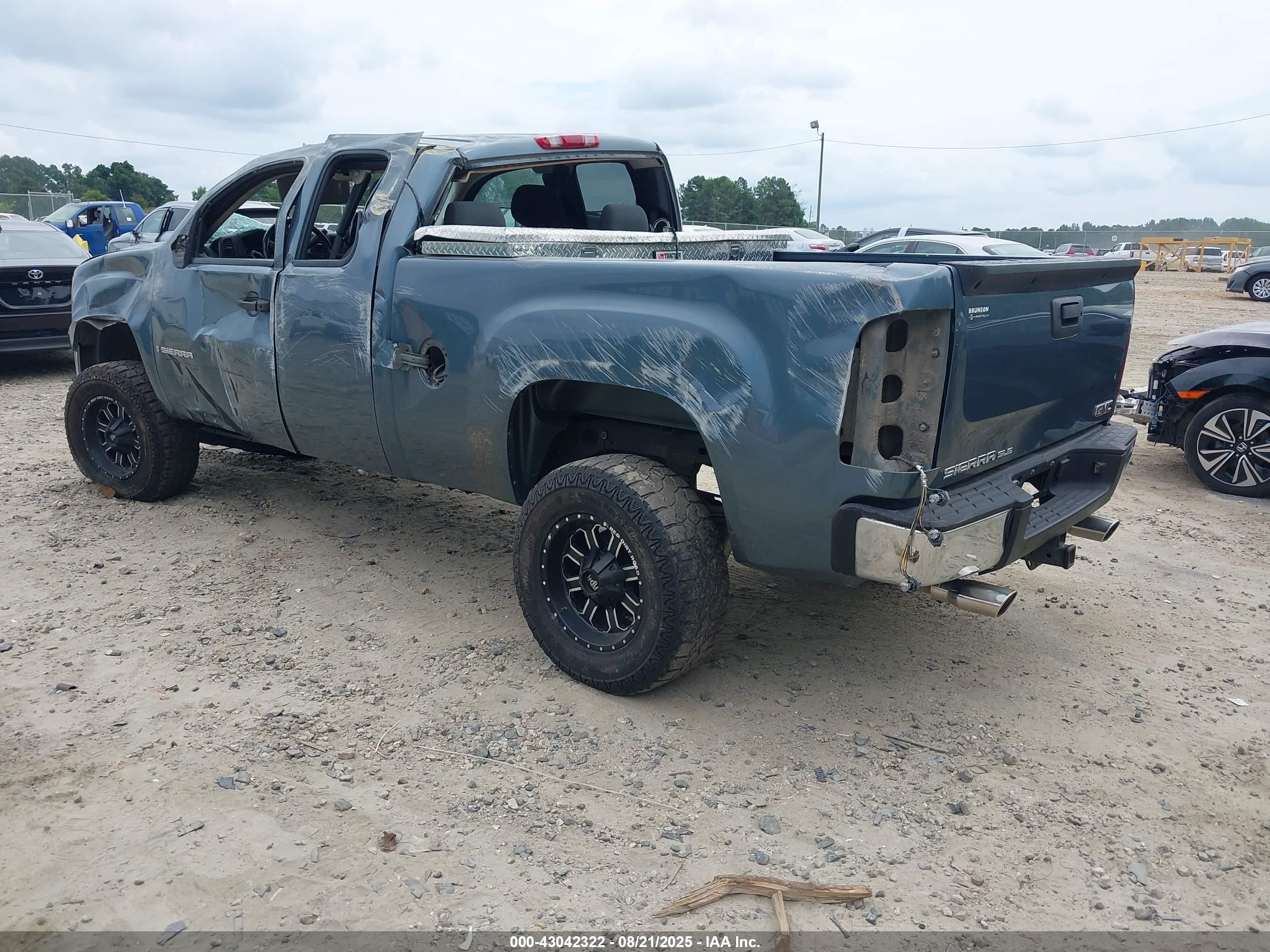 2007 Gmc Sierra 1500 Sle1 Navy vin: 2GTEC19C771591068
