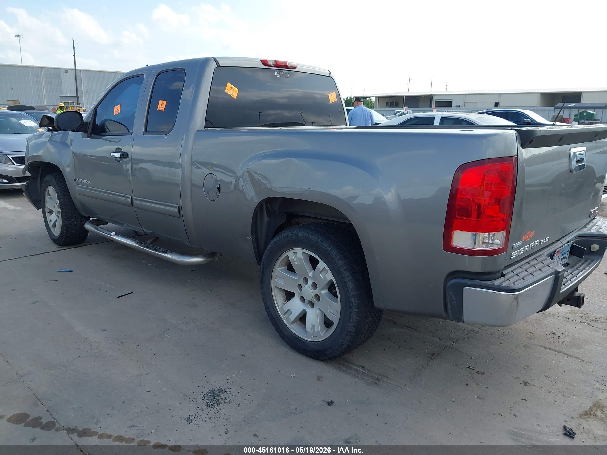 2008 Gmc Sierra 1500 Sle1 Gray vin: 2GTEC19C781217674