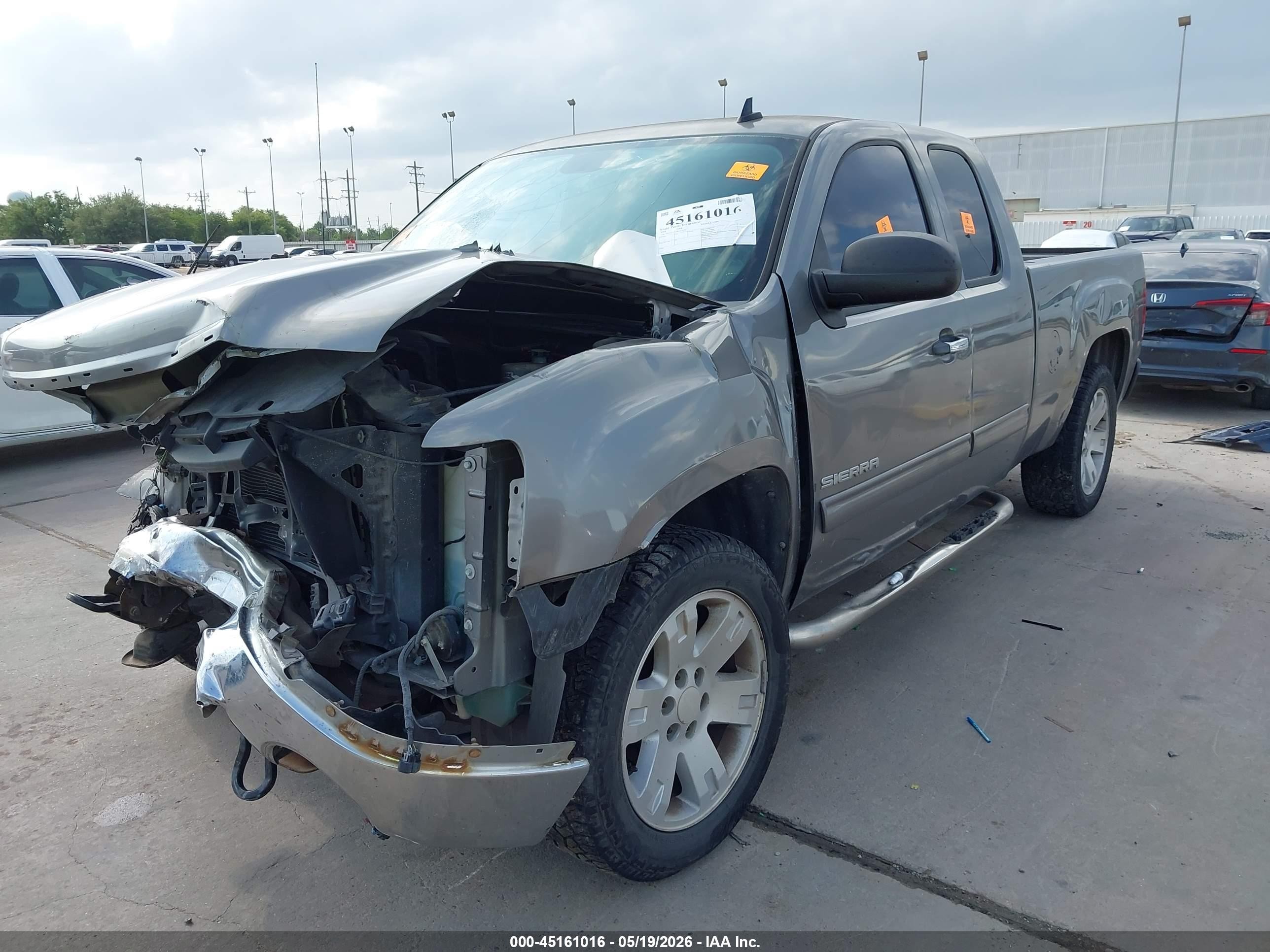 2008 Gmc Sierra 1500 Sle1 Gray vin: 2GTEC19C781217674