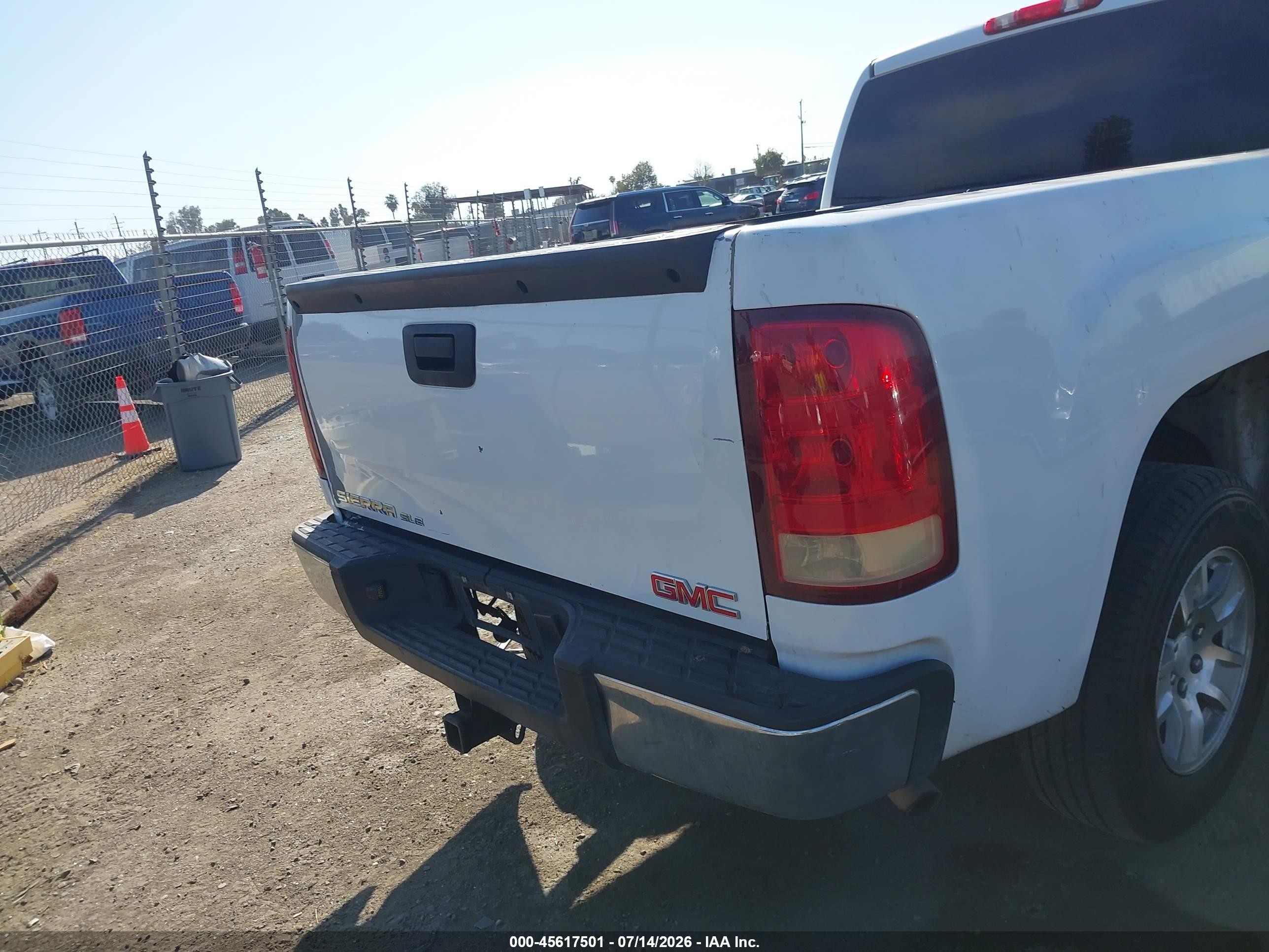 2008 Gmc Sierra 1500 Sle1 White vin: 2GTEC19C881317766