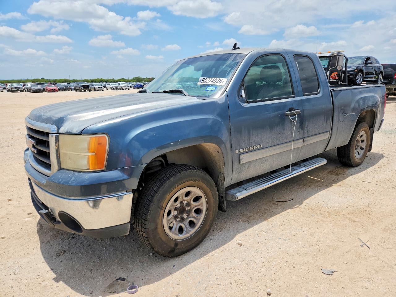 2007 Gmc New Sierra C1500 Blue vin: 2GTEC19CX71600149
