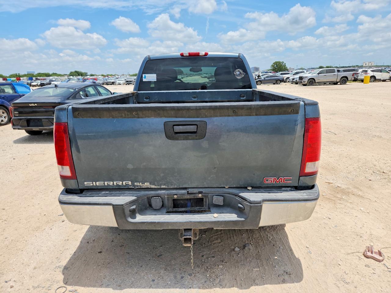 2007 Gmc New Sierra C1500 Blue vin: 2GTEC19CX71600149
