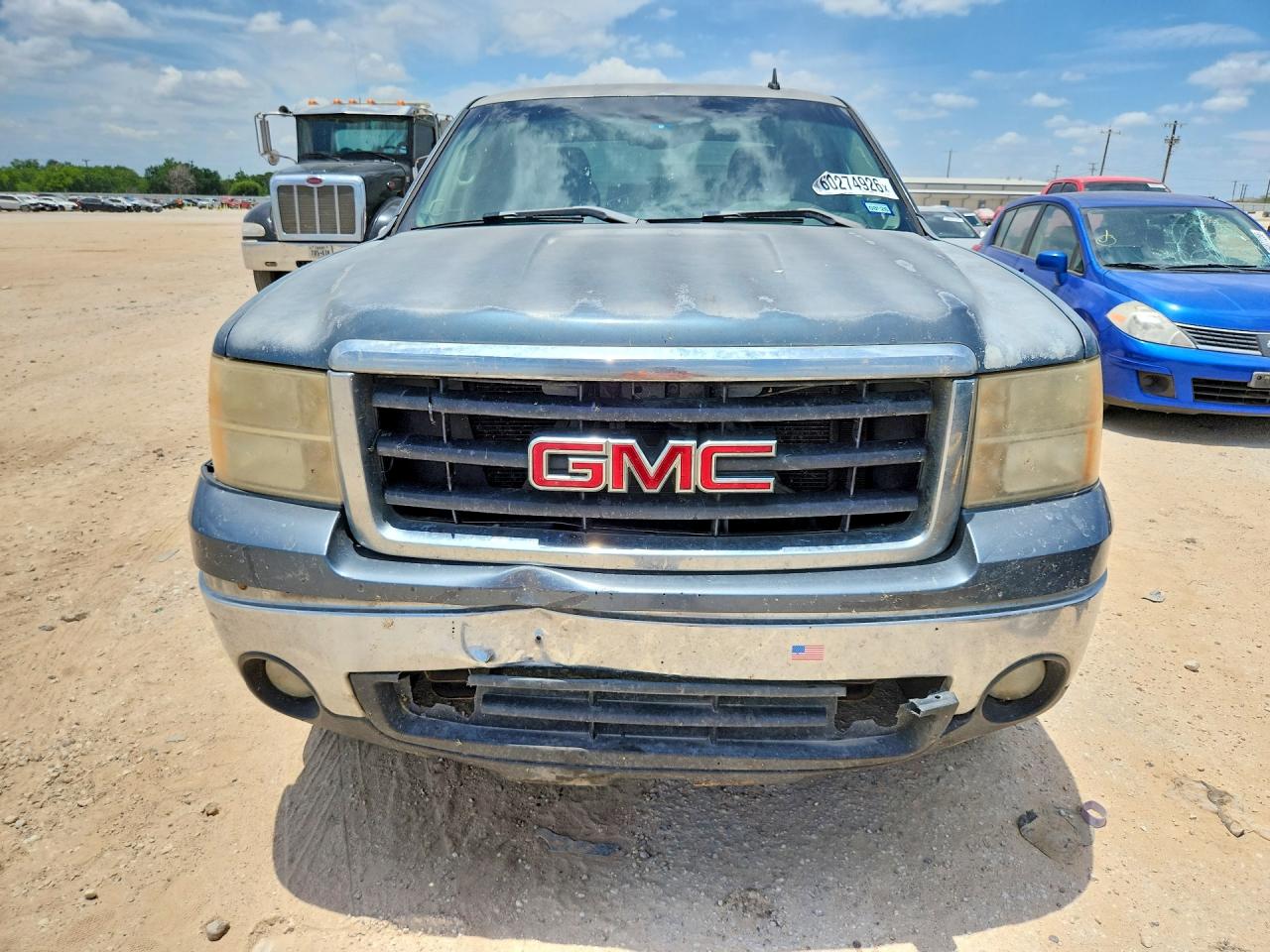 2007 Gmc New Sierra C1500 Blue vin: 2GTEC19CX71600149