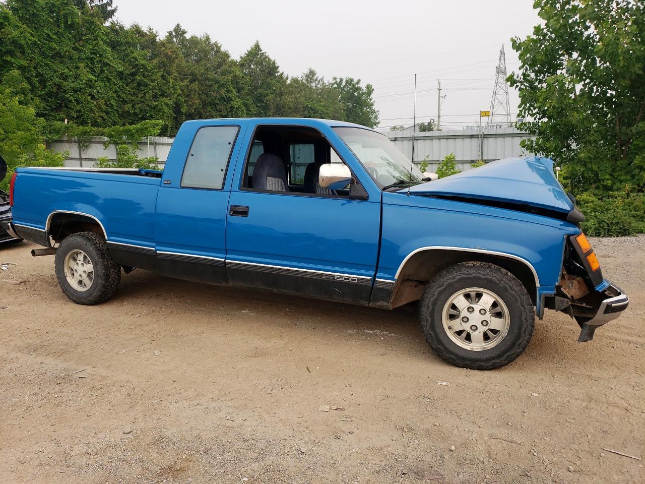 1994 Gmc Sierra C1500 Blue vin: 2GTEC19H2R1519421