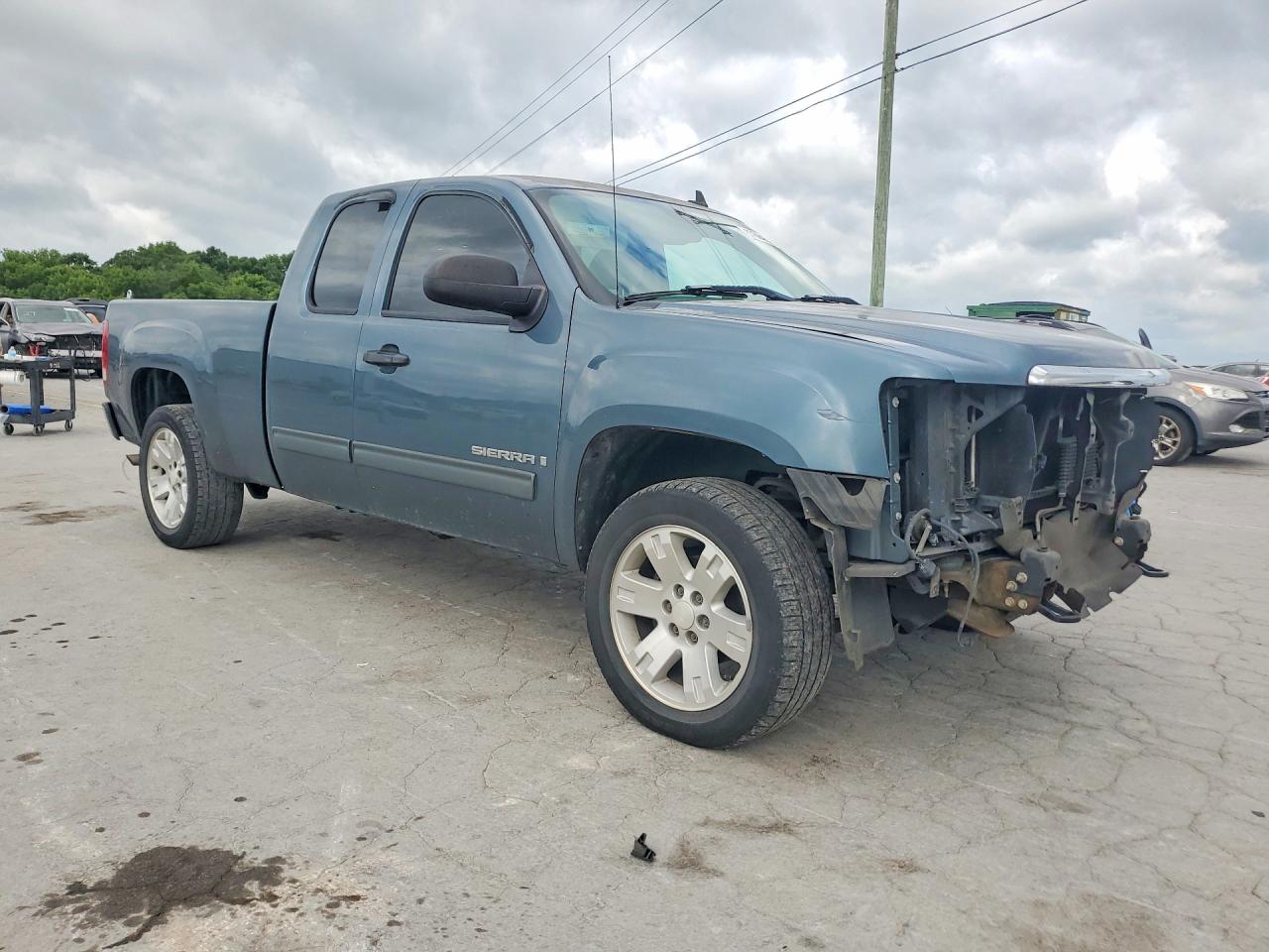 2008 Gmc Sierra C1500 Gray vin: 2GTEC19J081257657