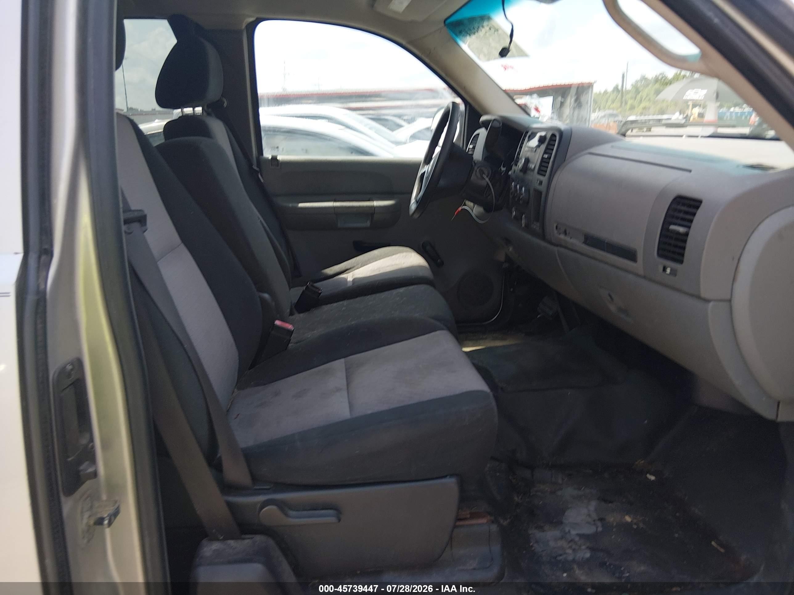 2007 Gmc Sierra 1500 Work Truck Silver vin: 2GTEC19J171673909