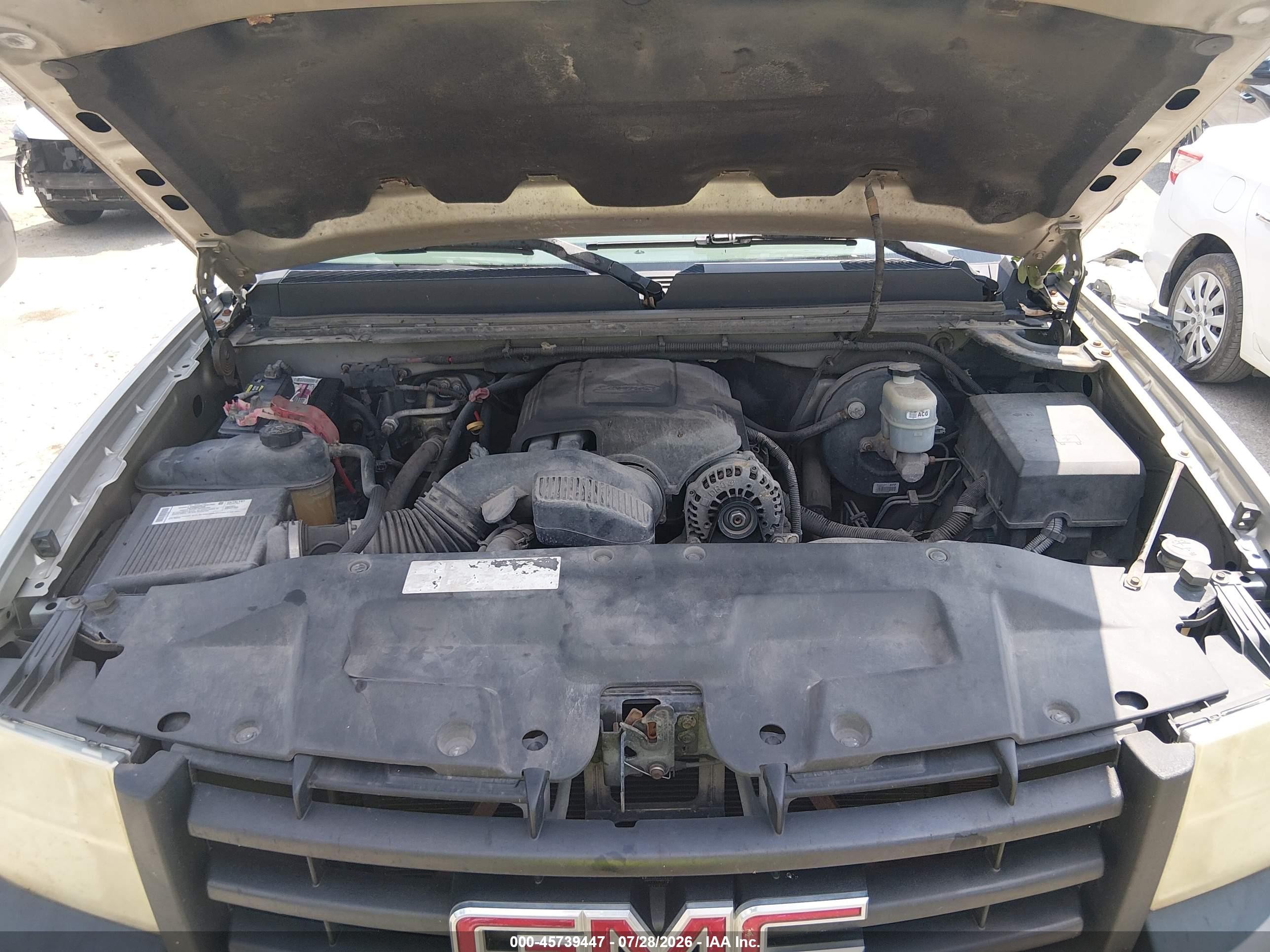 2007 Gmc Sierra 1500 Work Truck Silver vin: 2GTEC19J171673909