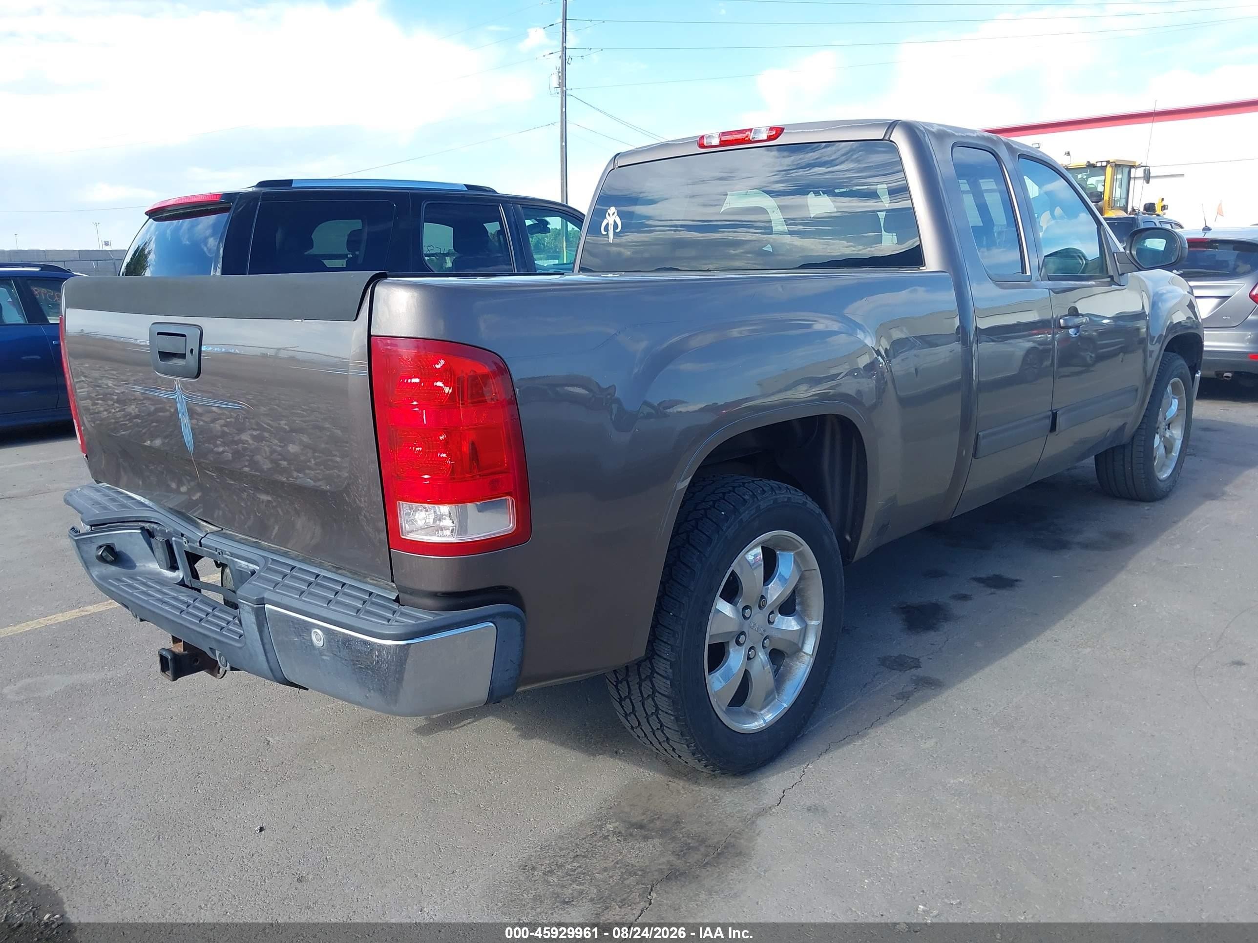 2008 Gmc Sierra 1500 Slt Gray vin: 2GTEC19J281248121