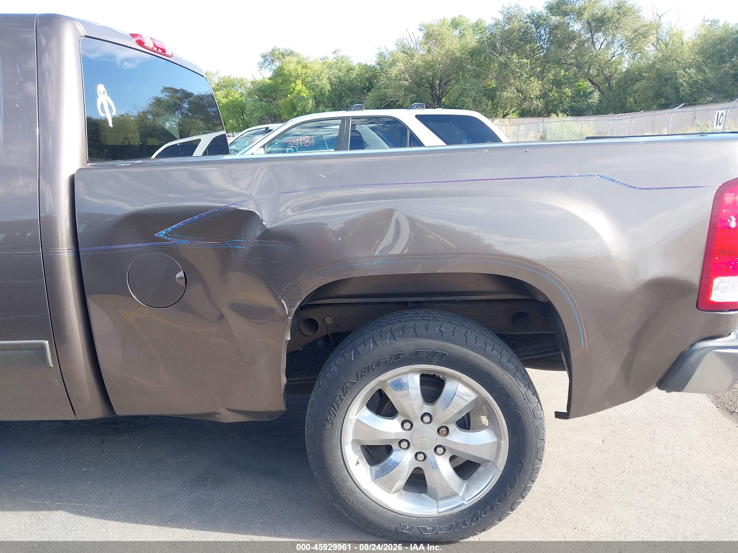 2008 Gmc Sierra 1500 Slt Gray vin: 2GTEC19J281248121
