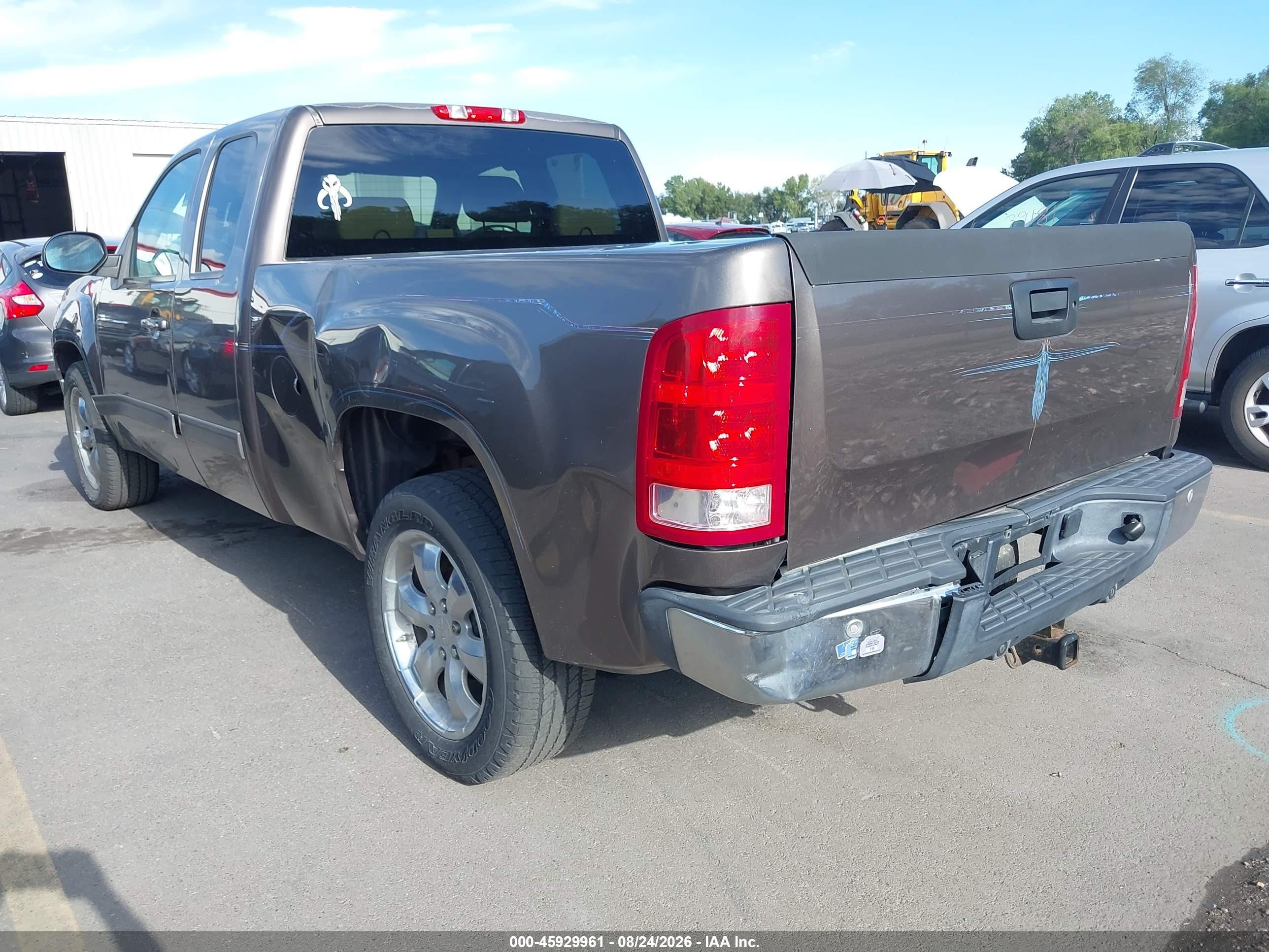 2008 Gmc Sierra 1500 Slt Gray vin: 2GTEC19J281248121