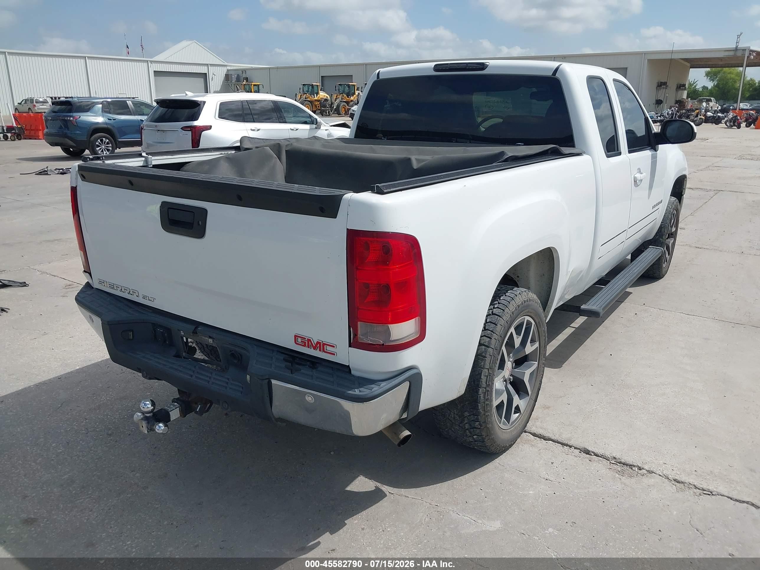 2008 Gmc Sierra 1500 Slt White vin: 2GTEC19J381243431