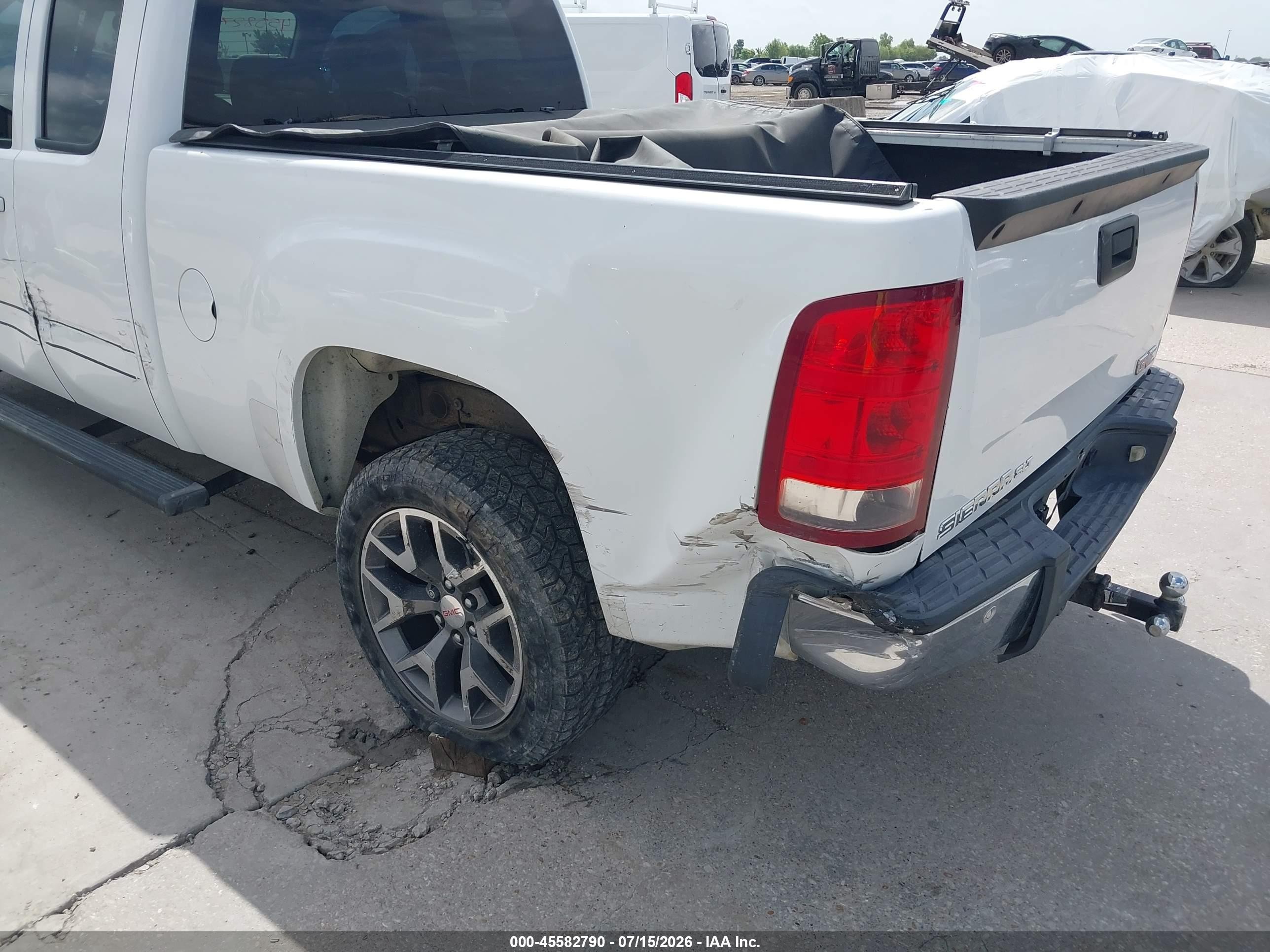 2008 Gmc Sierra 1500 Slt White vin: 2GTEC19J381243431