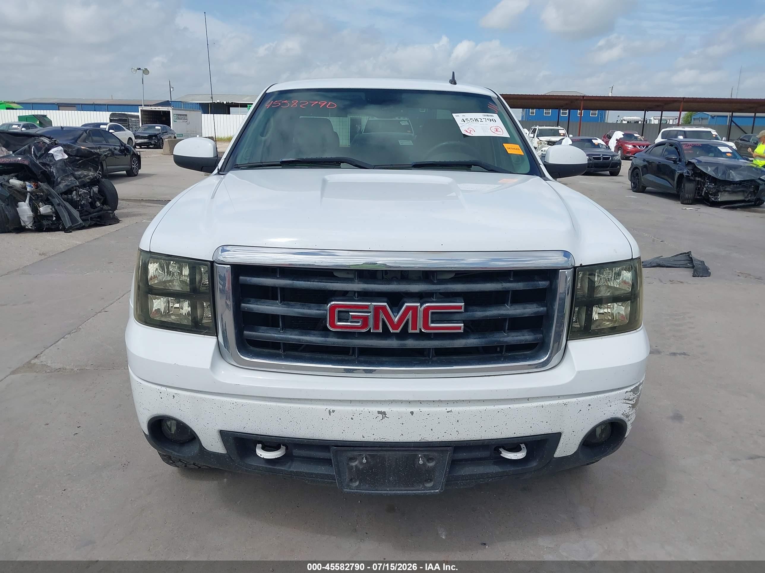 2008 Gmc Sierra 1500 Slt White vin: 2GTEC19J381243431